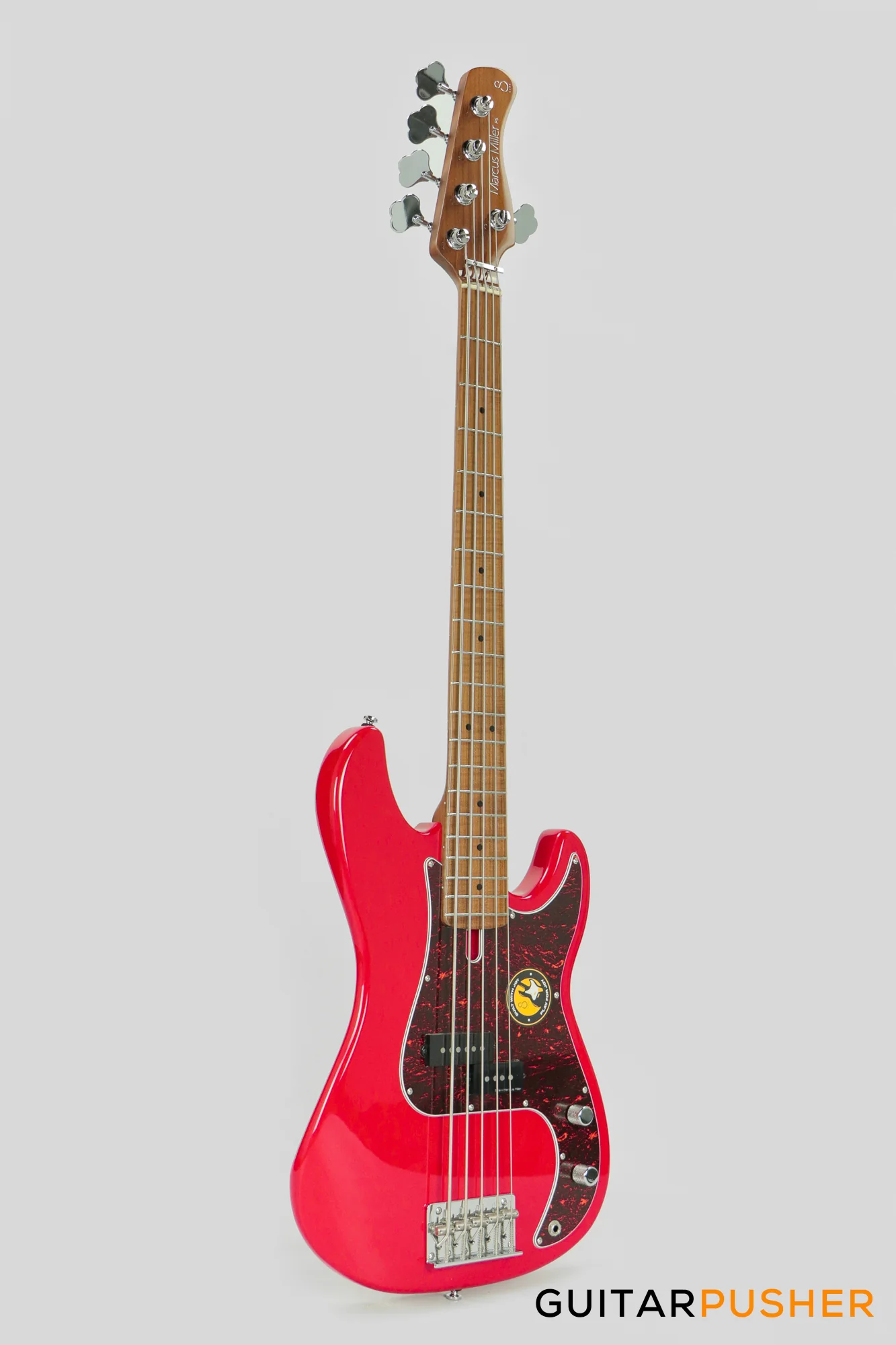 Sire P5 Alder 5-String Bass Guitar with Premium Gig Bag - Dark Red (2023) - Image 3