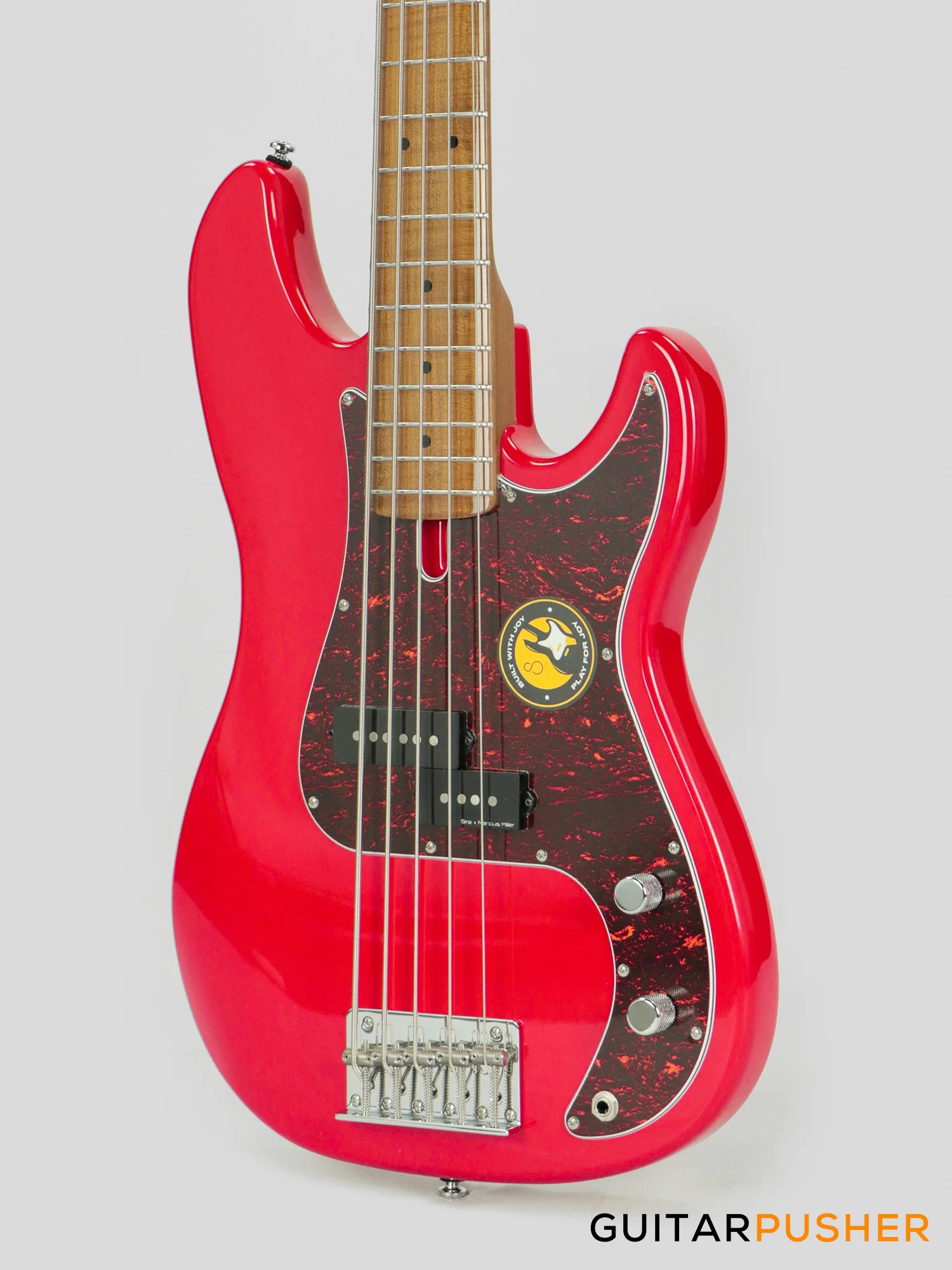 Sire P5 Alder 5-String Bass Guitar with Premium Gig Bag - Dark Red (2023) - Image 9