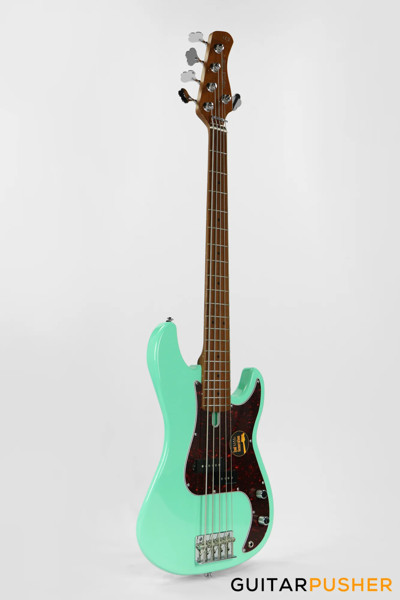 Sire P5 Alder 5-String Bass Guitar with Premium Gig Bag - Mild Green (2023) - Image 10