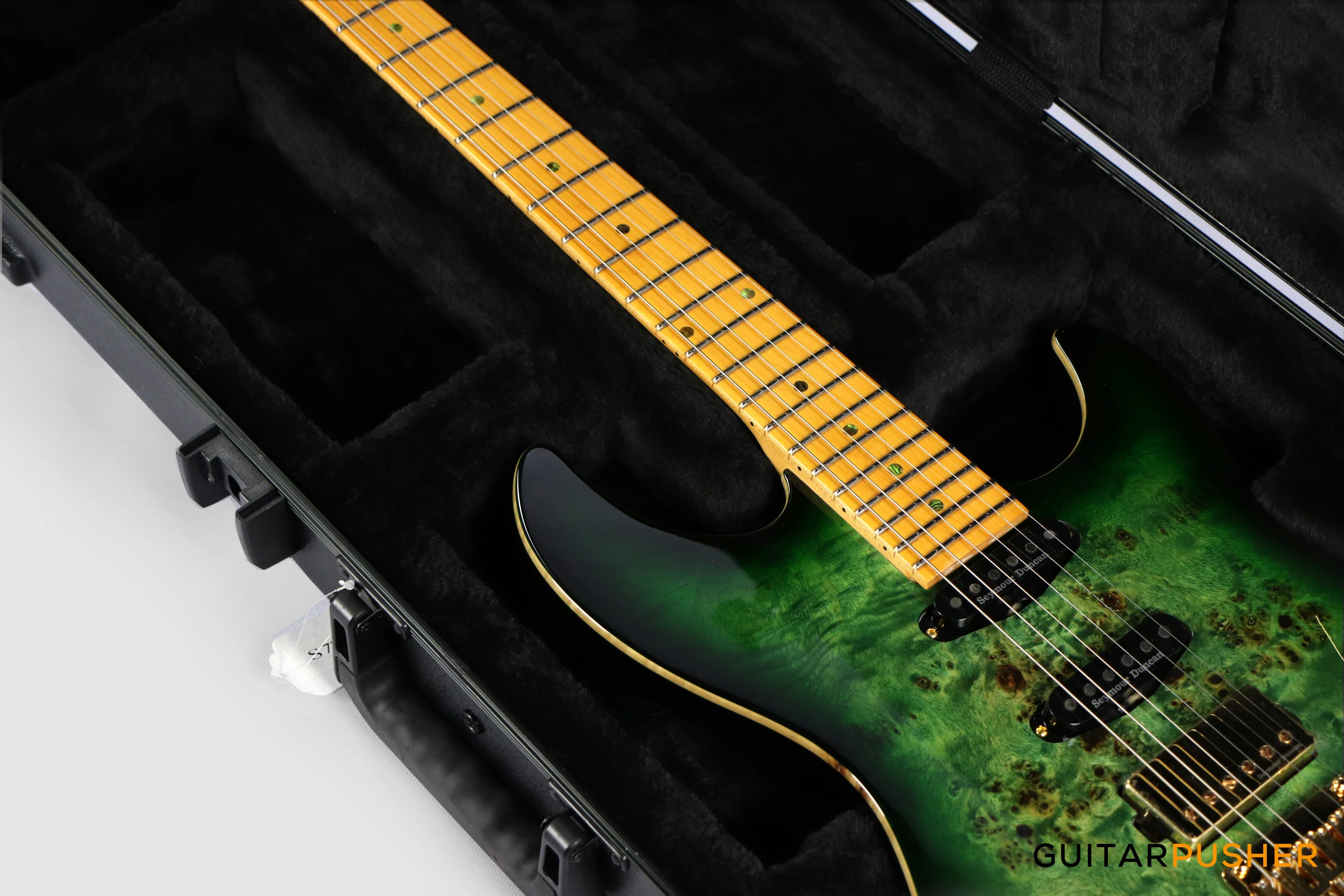 Sire S10 HSS Alder S-Style Electric Guitar - Transparent Green (2024) - Image 11