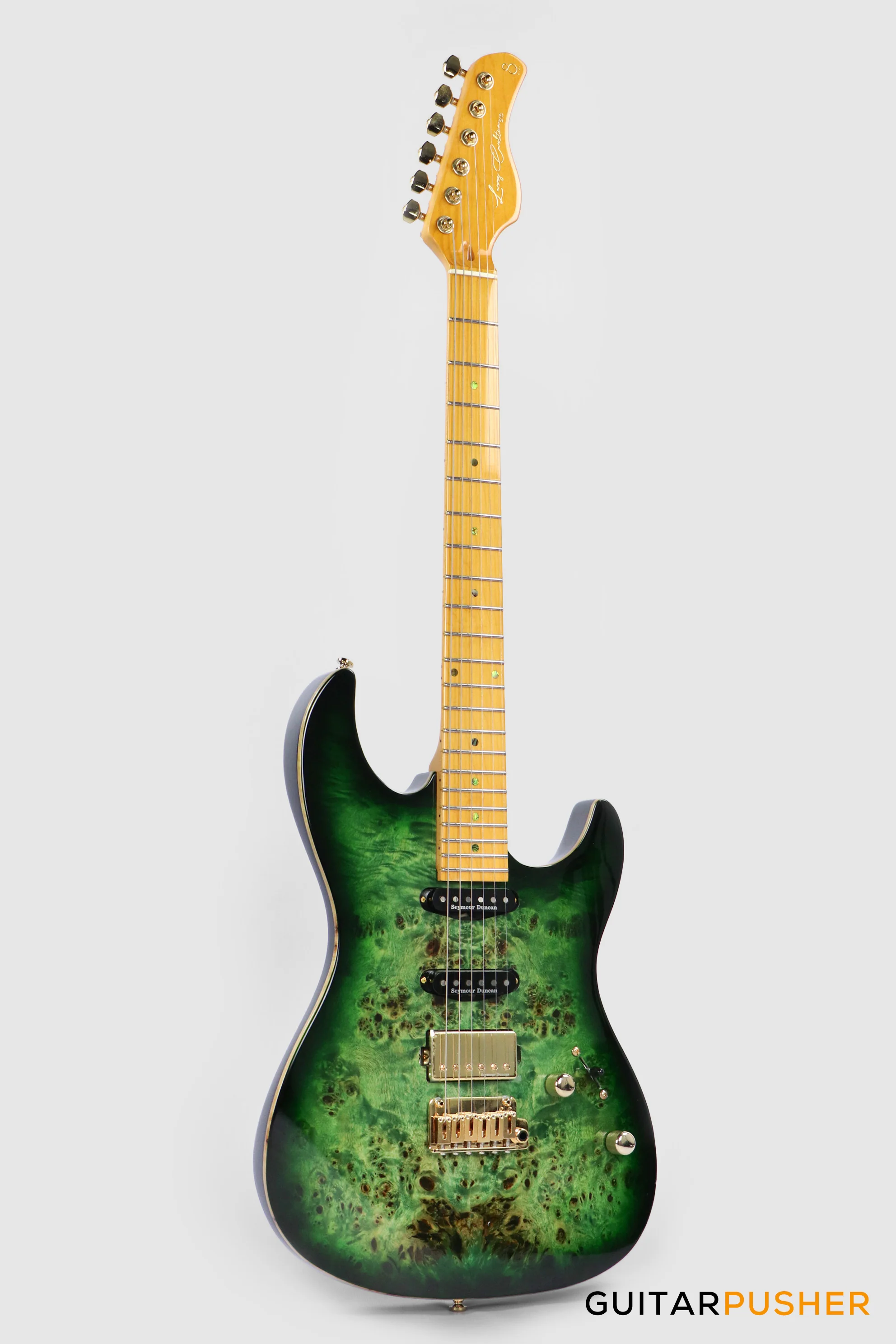 Sire S10 HSS Alder S-Style Electric Guitar - Transparent Green (2024) - Image 13