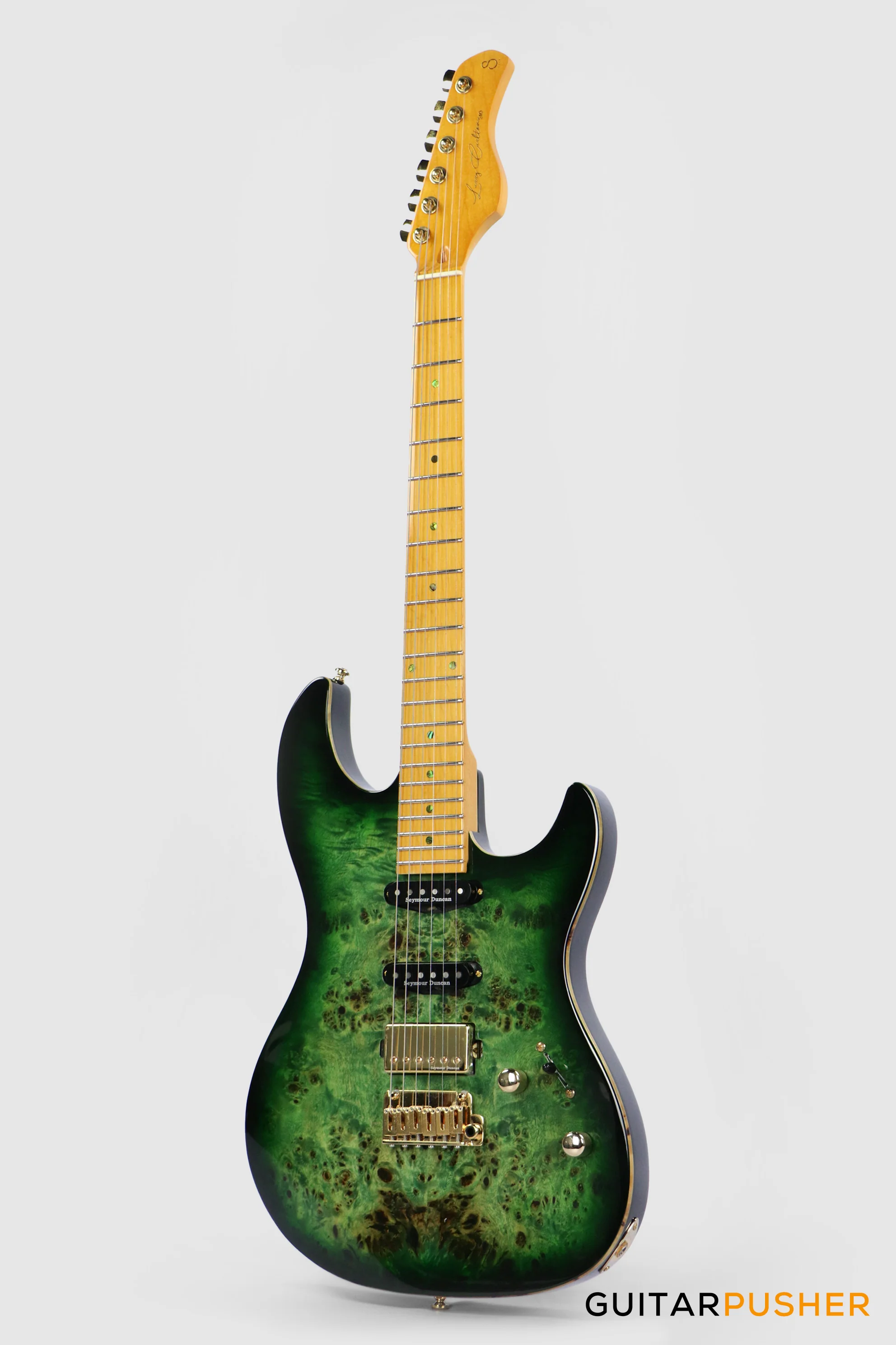 Sire S10 HSS Alder S-Style Electric Guitar - Transparent Green (2024) - Image 4