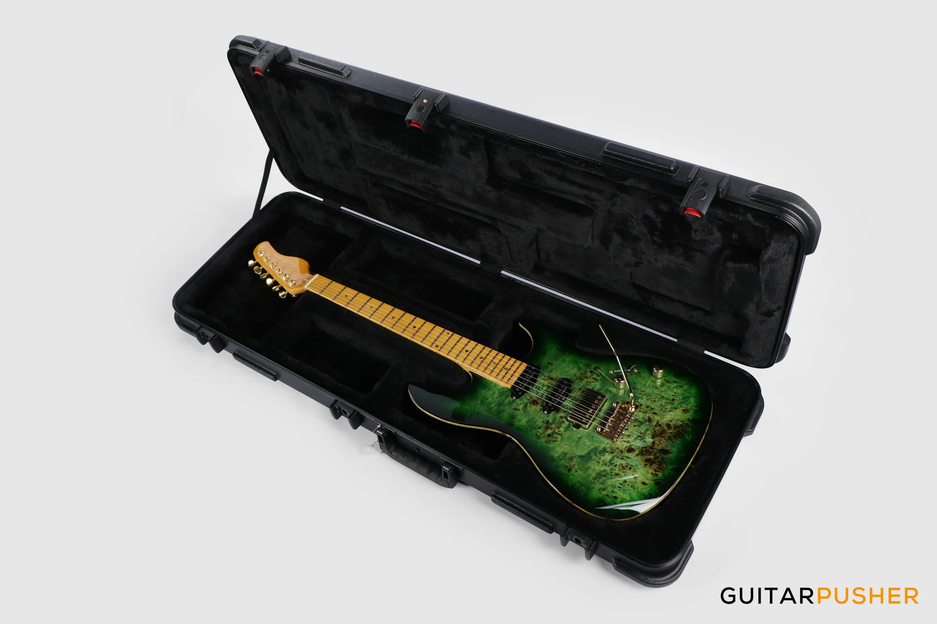 Sire S10 HSS Alder S-Style Electric Guitar - Transparent Green (2024) - Image 9