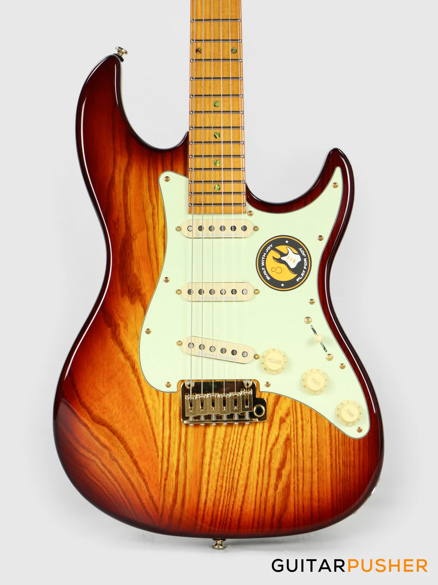 Sire S10 SSS Swamp Ash S-Style Electric Guitar - Tobacco Sunburst (2024)
