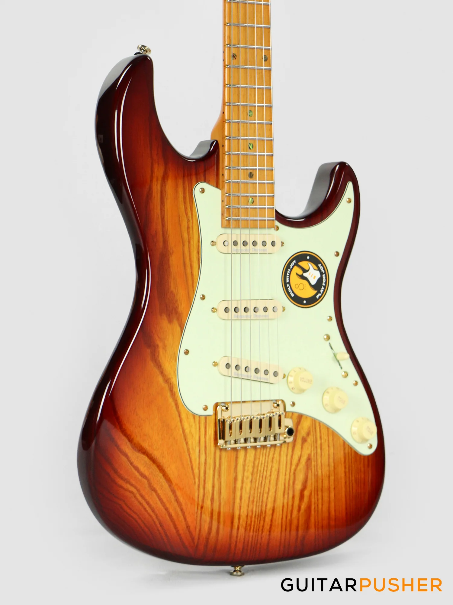 Sire S10 SSS Swamp Ash S-Style Electric Guitar - Tobacco Sunburst (2024) - Image 4
