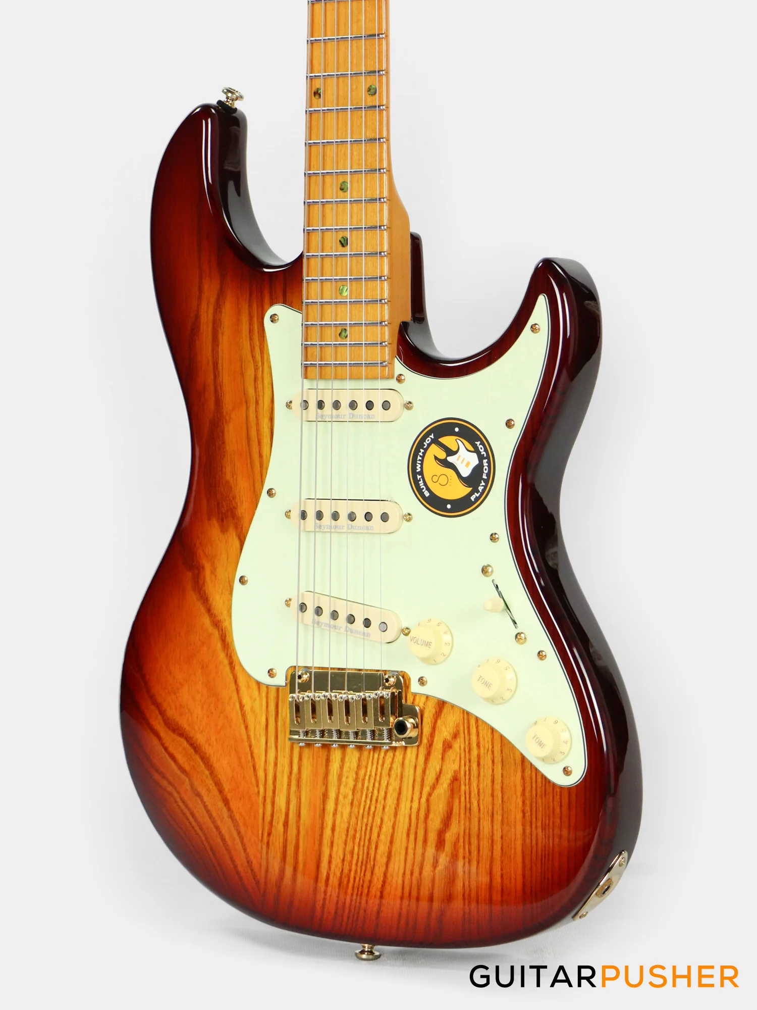 Sire S10 SSS Swamp Ash S-Style Electric Guitar - Tobacco Sunburst (2024) - Image 8