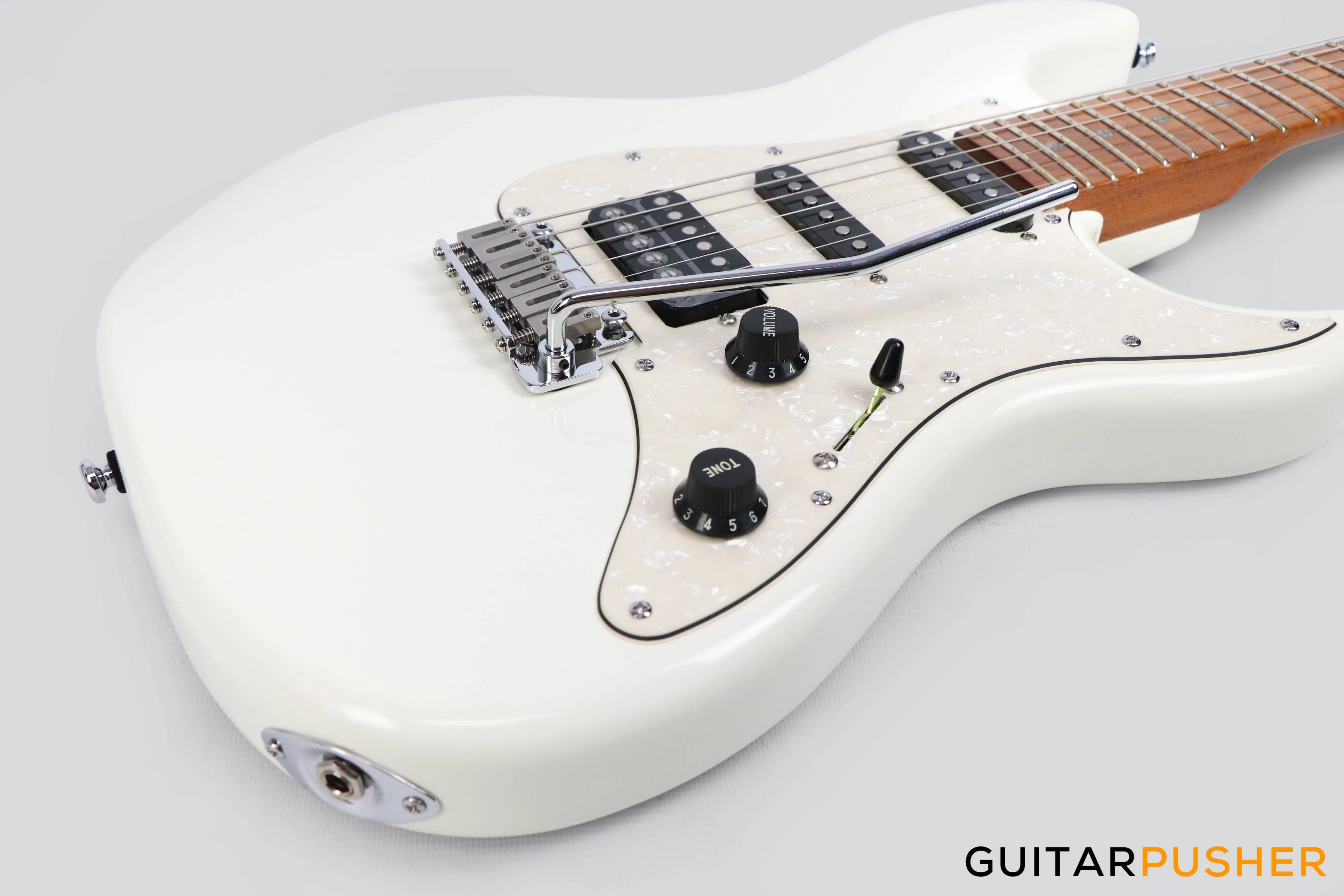 Sire S7 Alder S Style Electric Guitar - Antique White - Image 8