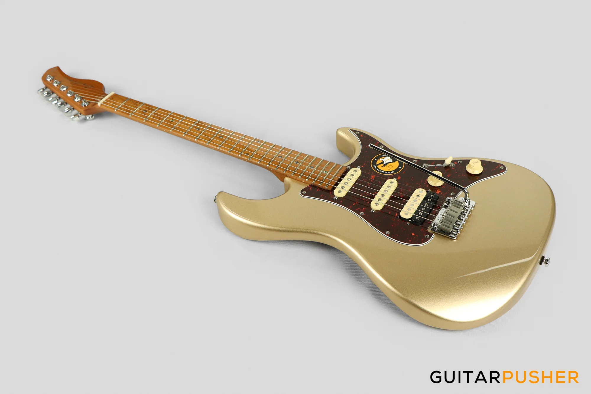 Sire S7 Alder S Style Electric Guitar - Champagne Gold Metallic - Image 10