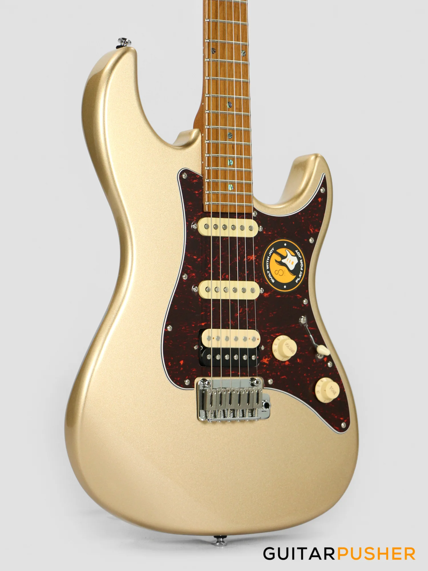 Sire S7 Alder S Style Electric Guitar - Champagne Gold Metallic - Image 5