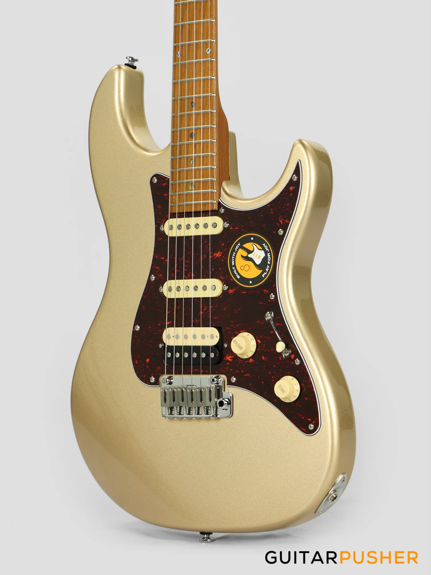 Sire S7 Alder S Style Electric Guitar - Champagne Gold Metallic - Image 9