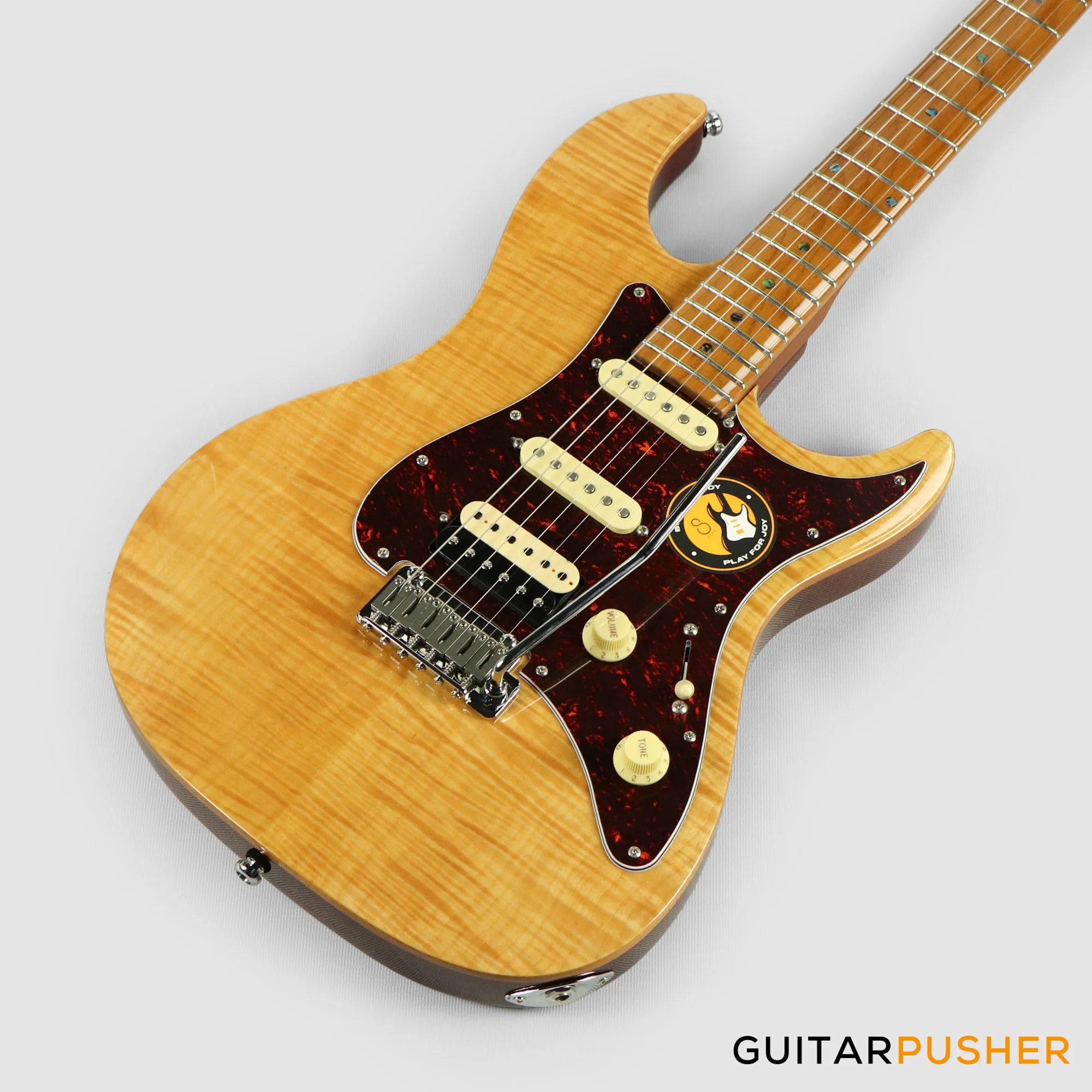 Sire S7FM Alder S-Style w/ Flamed Maple Top Electric Guitar (2023) - Natural - Image 10