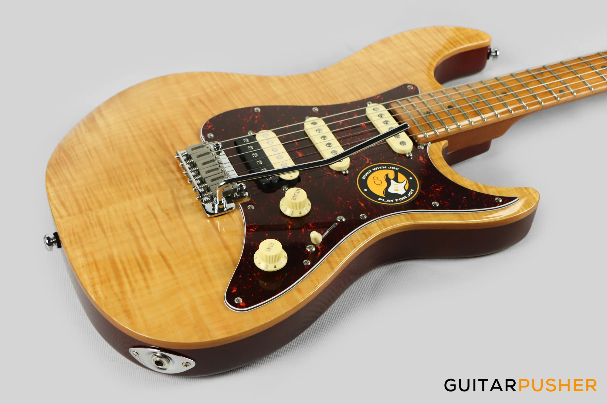 Sire S7FM Alder S-Style w/ Flamed Maple Top Electric Guitar (2023) - Natural - Image 11