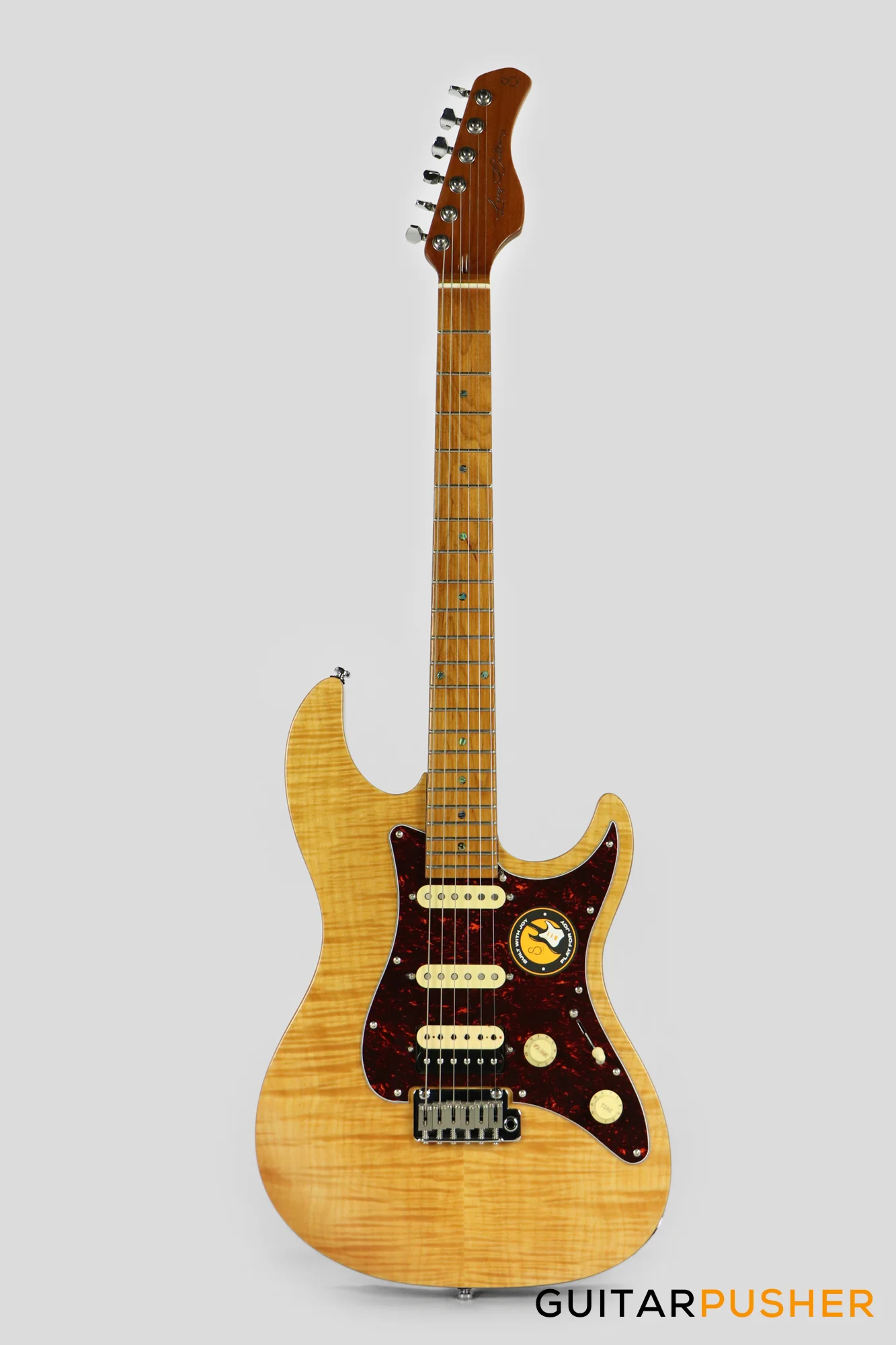 Sire S7FM Alder S-Style w/ Flamed Maple Top Electric Guitar (2023) - Natural - Image 2