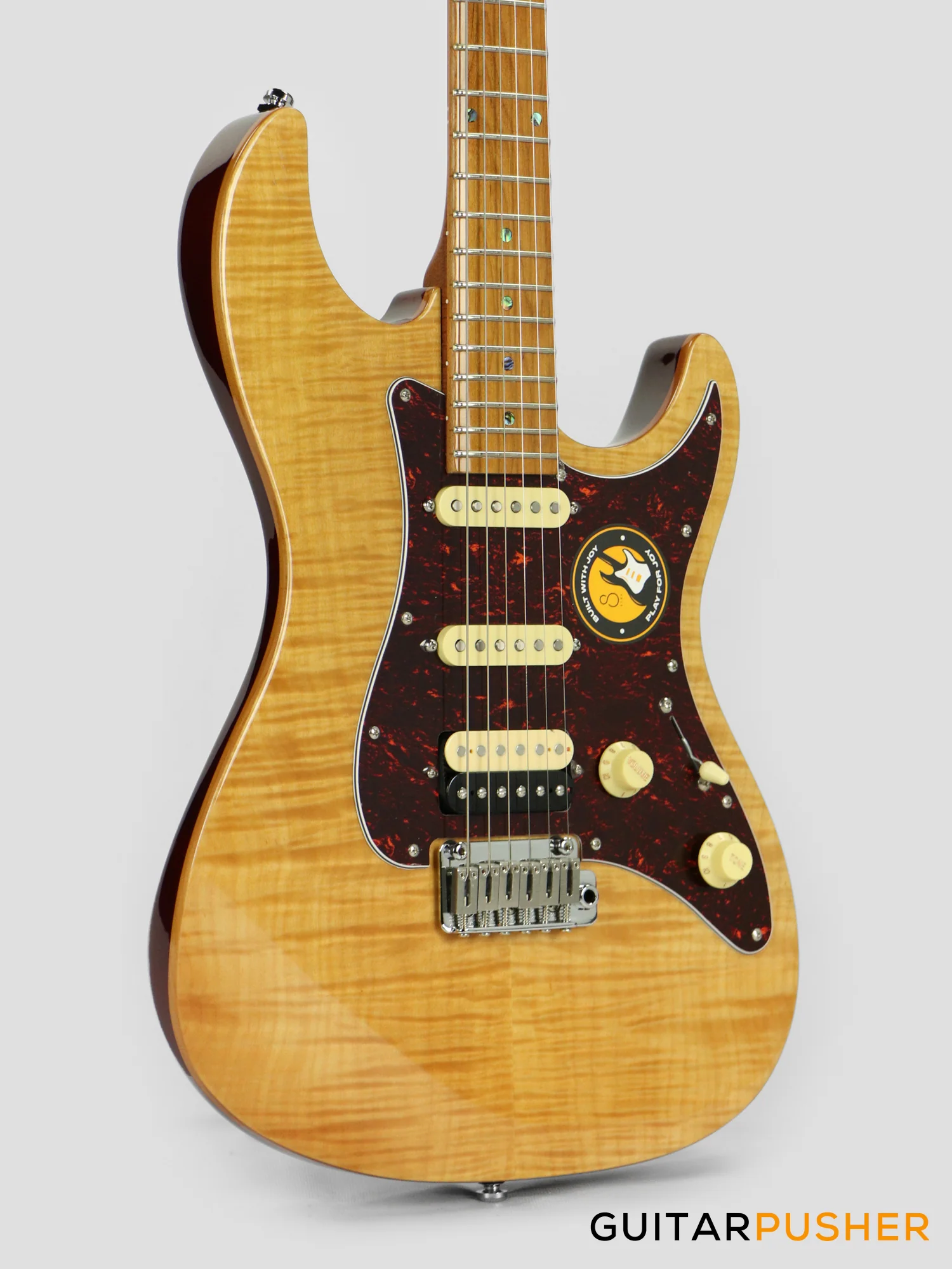 Sire S7FM Alder S-Style w/ Flamed Maple Top Electric Guitar (2023) - Natural - Image 4
