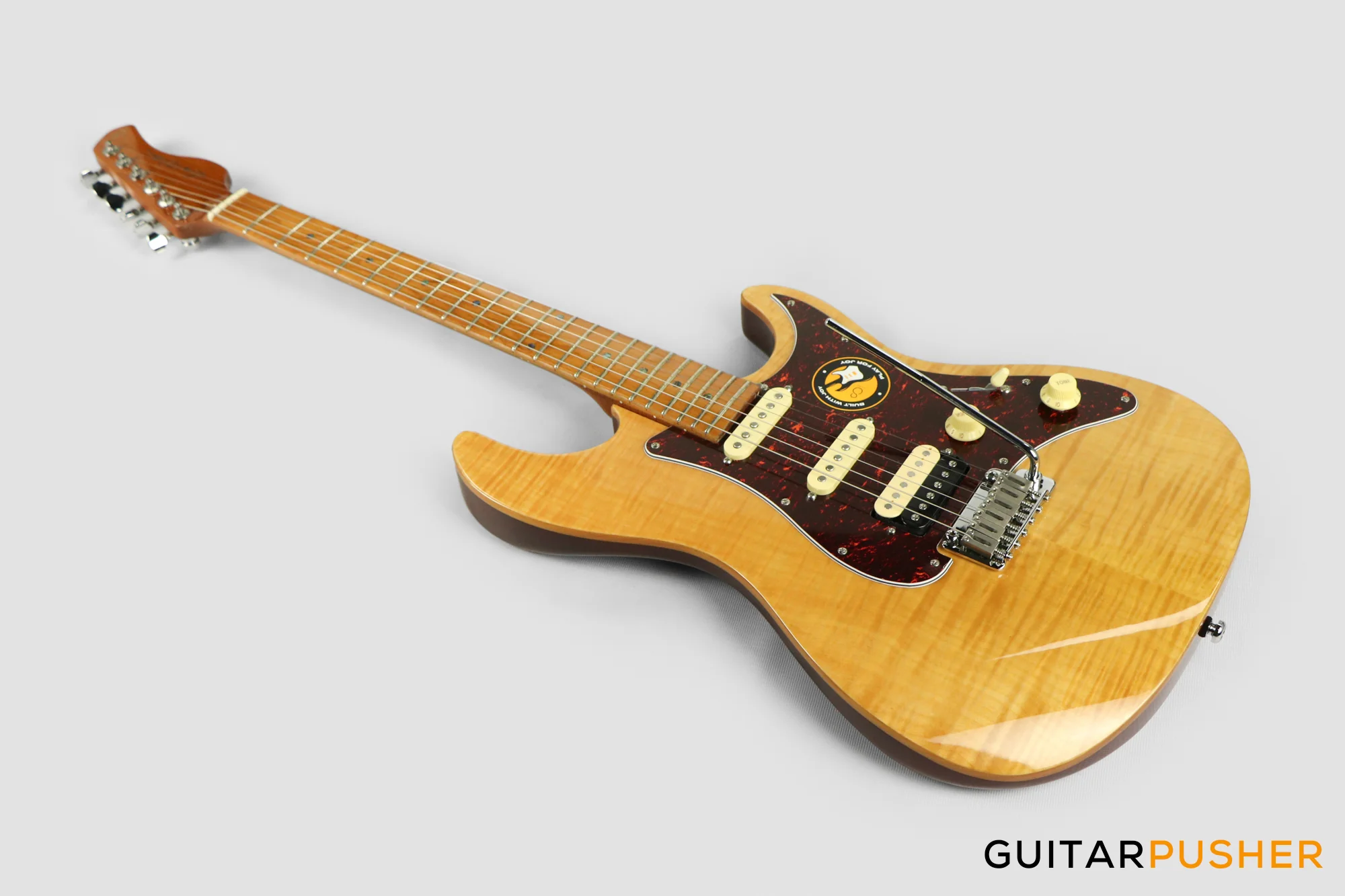Sire S7FM Alder S-Style w/ Flamed Maple Top Electric Guitar (2023) - Natural - Image 9