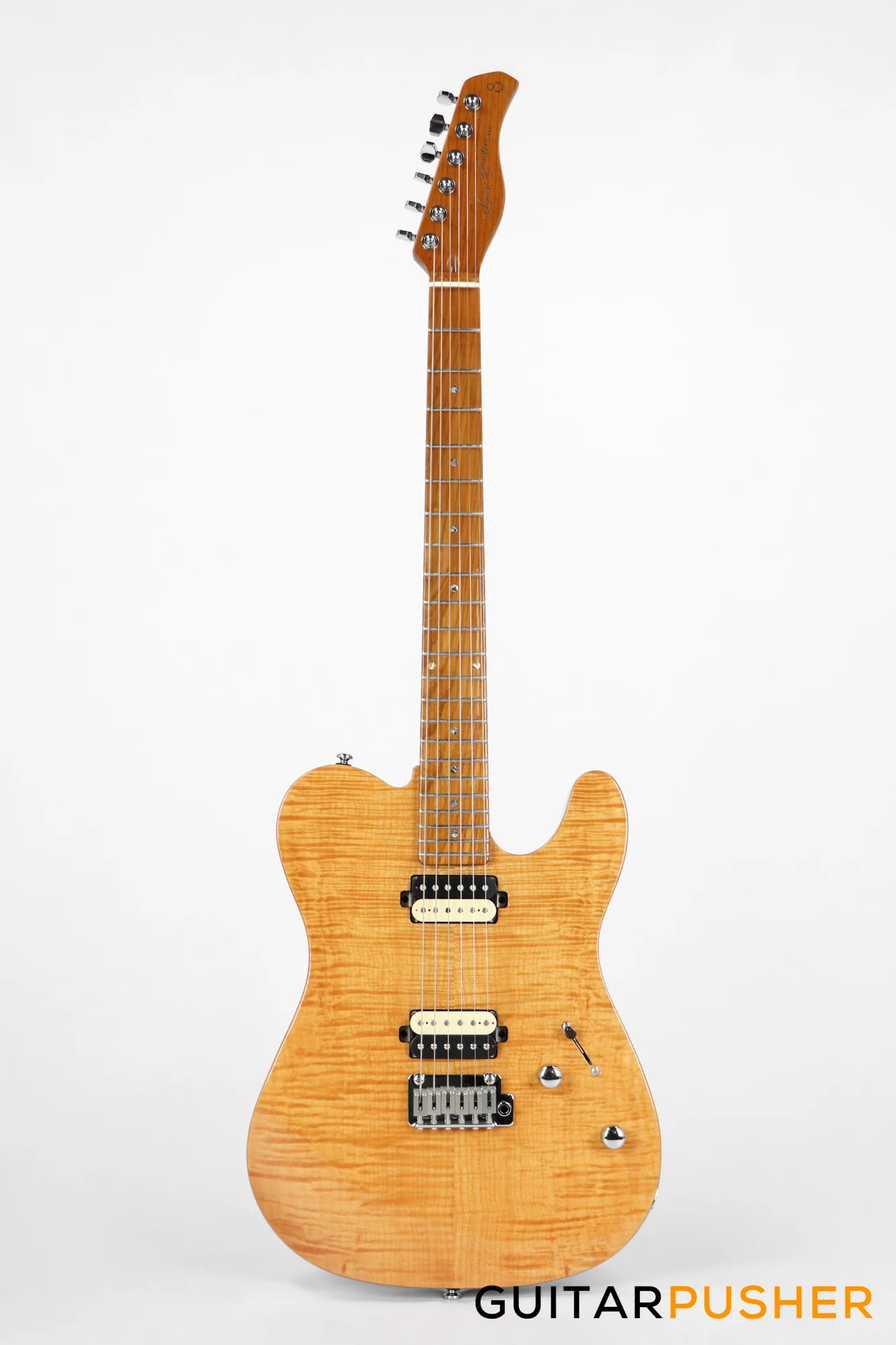 Sire T7FM Alder T-Style Electric Guitar w/ Flamed Maple Top - Natural - Image 2