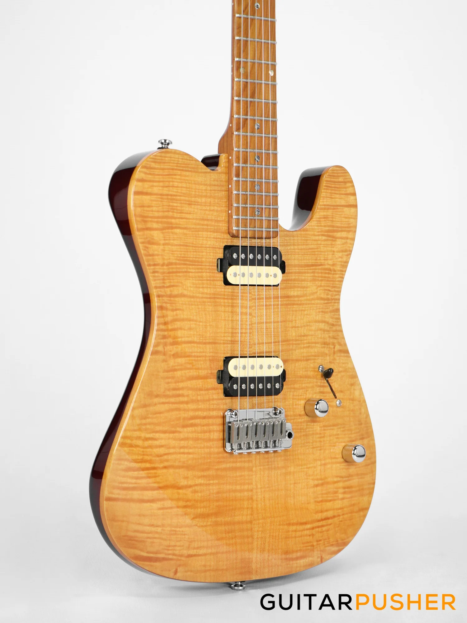 Sire T7FM Alder T-Style Electric Guitar w/ Flamed Maple Top - Natural - Image 3