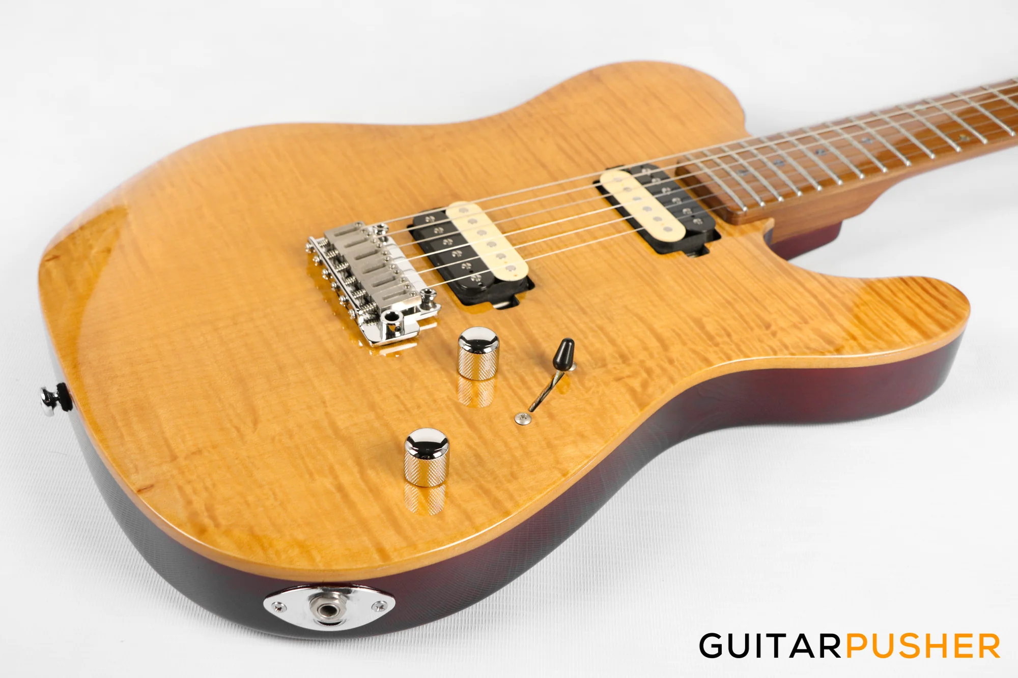 Sire T7FM Alder T-Style Electric Guitar w/ Flamed Maple Top - Natural - Image 4