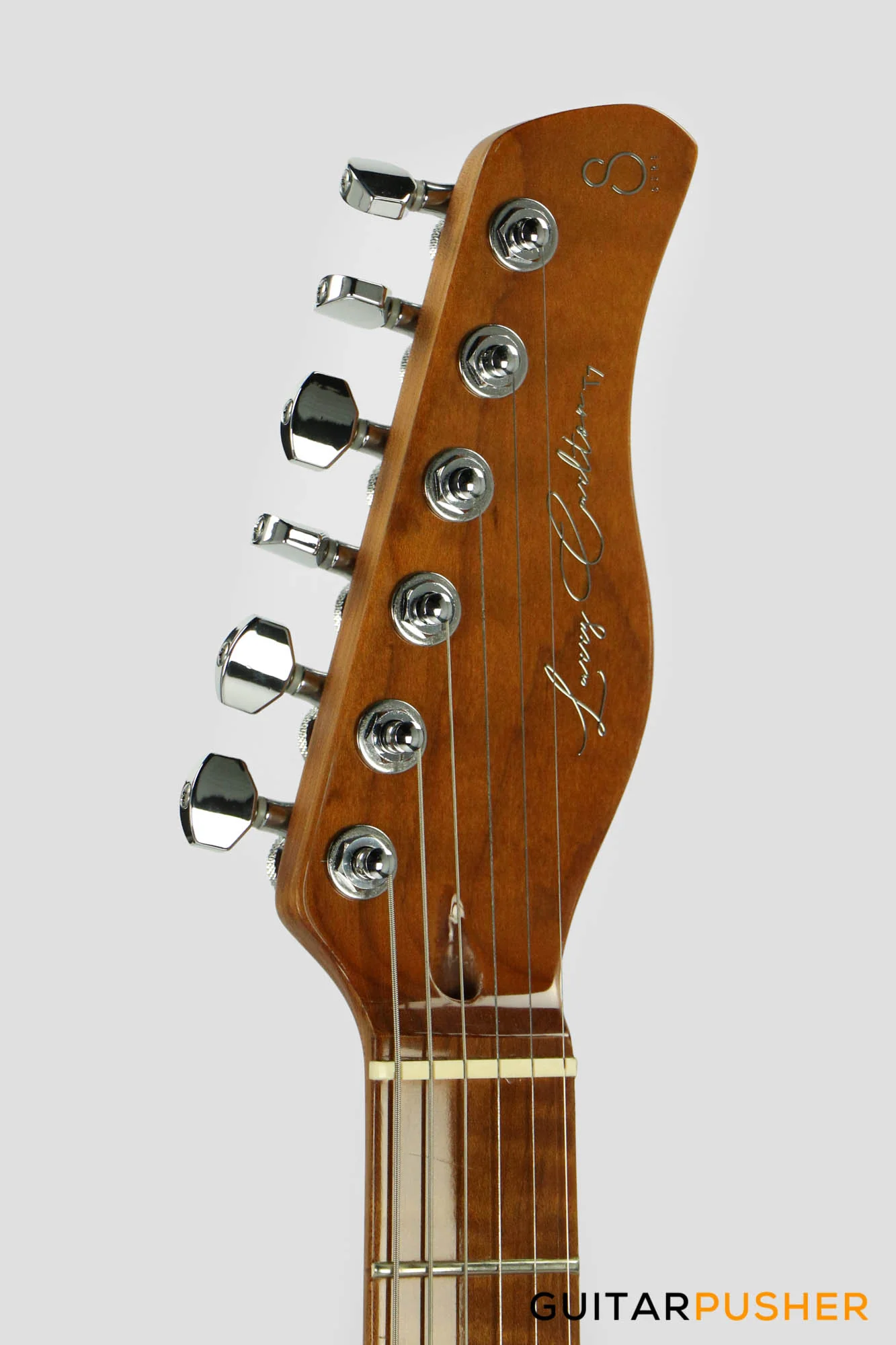 Sire T7FM Alder T-Style Electric Guitar w/ Flamed Maple Top - Transblack (2023) - Image 7