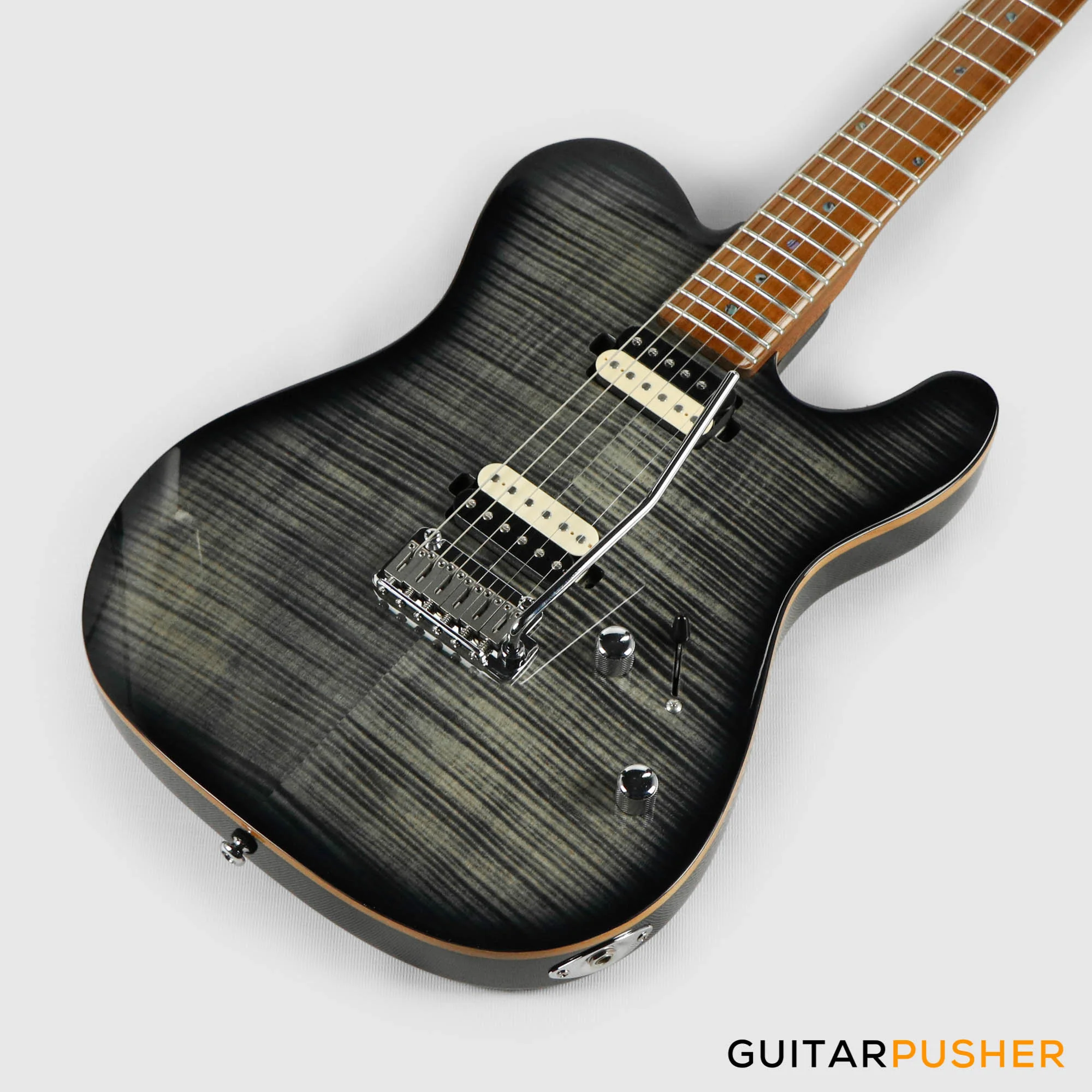 Sire T7FM Alder T-Style Electric Guitar w/ Flamed Maple Top - Transblack (2023) - Image 8