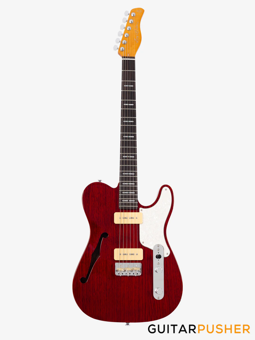 Sire T7TM Mahogany w/ Swamp Ash Top T-Style Electric Guitar - See Through Red (2024) - Image 2