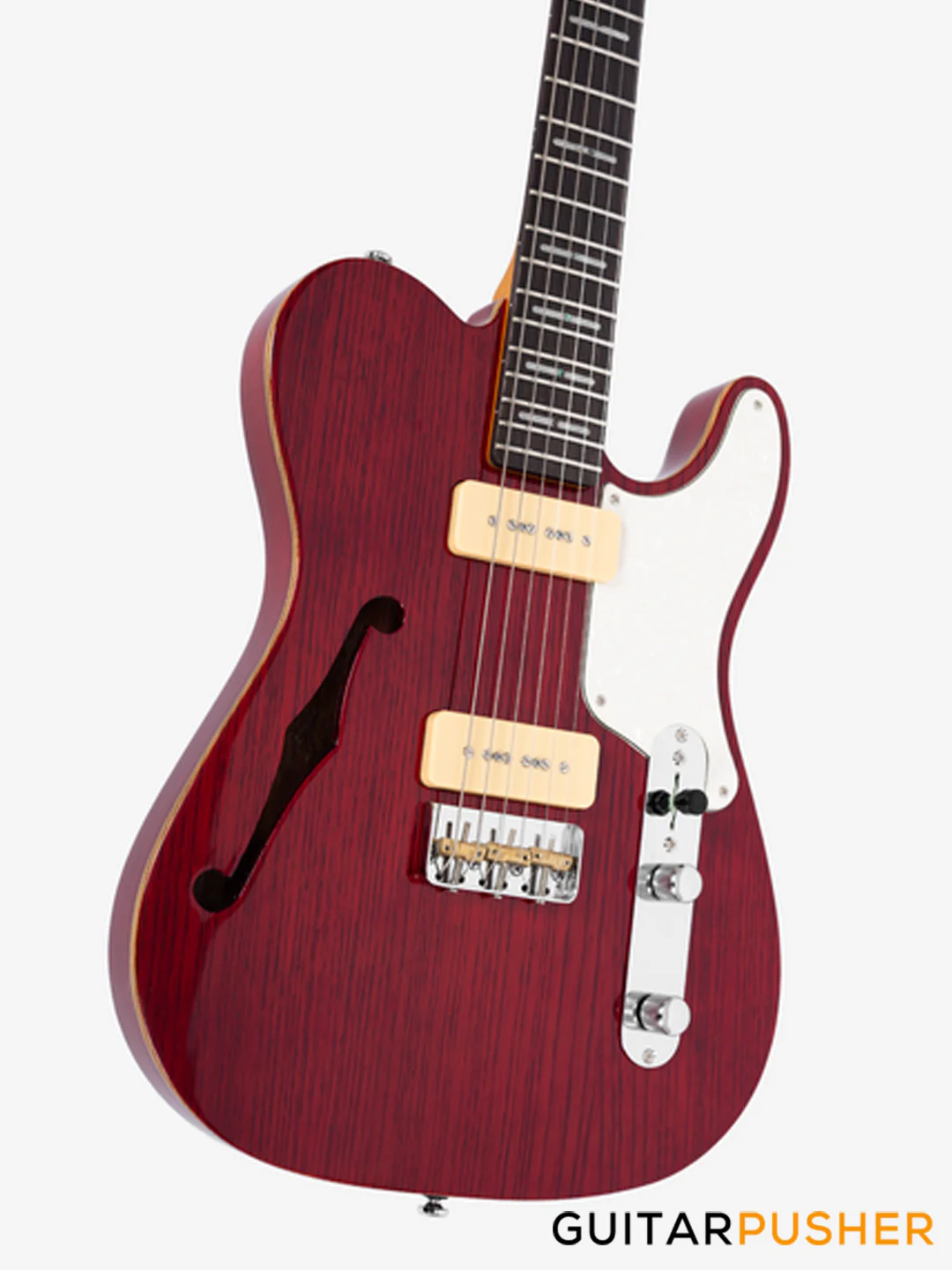 Sire T7TM Mahogany w/ Swamp Ash Top T-Style Electric Guitar - See Through Red (2024) - Image 4