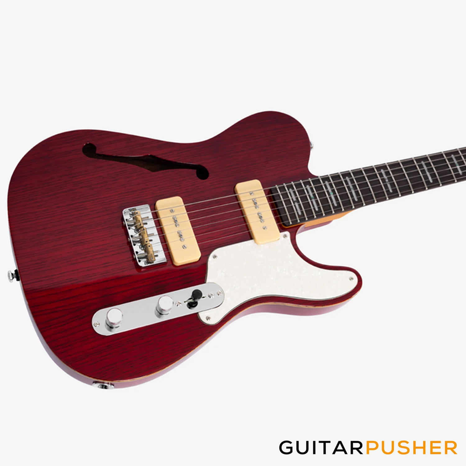 Sire T7TM Mahogany w/ Swamp Ash Top T-Style Electric Guitar - See Through Red (2024) - Image 5
