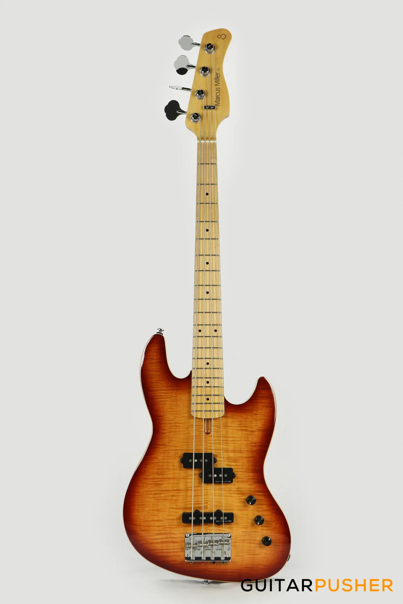 Sire U5 Alder Short Scale 4-String P+J Bass (2023) - Tobacco Sunburst - Image 3