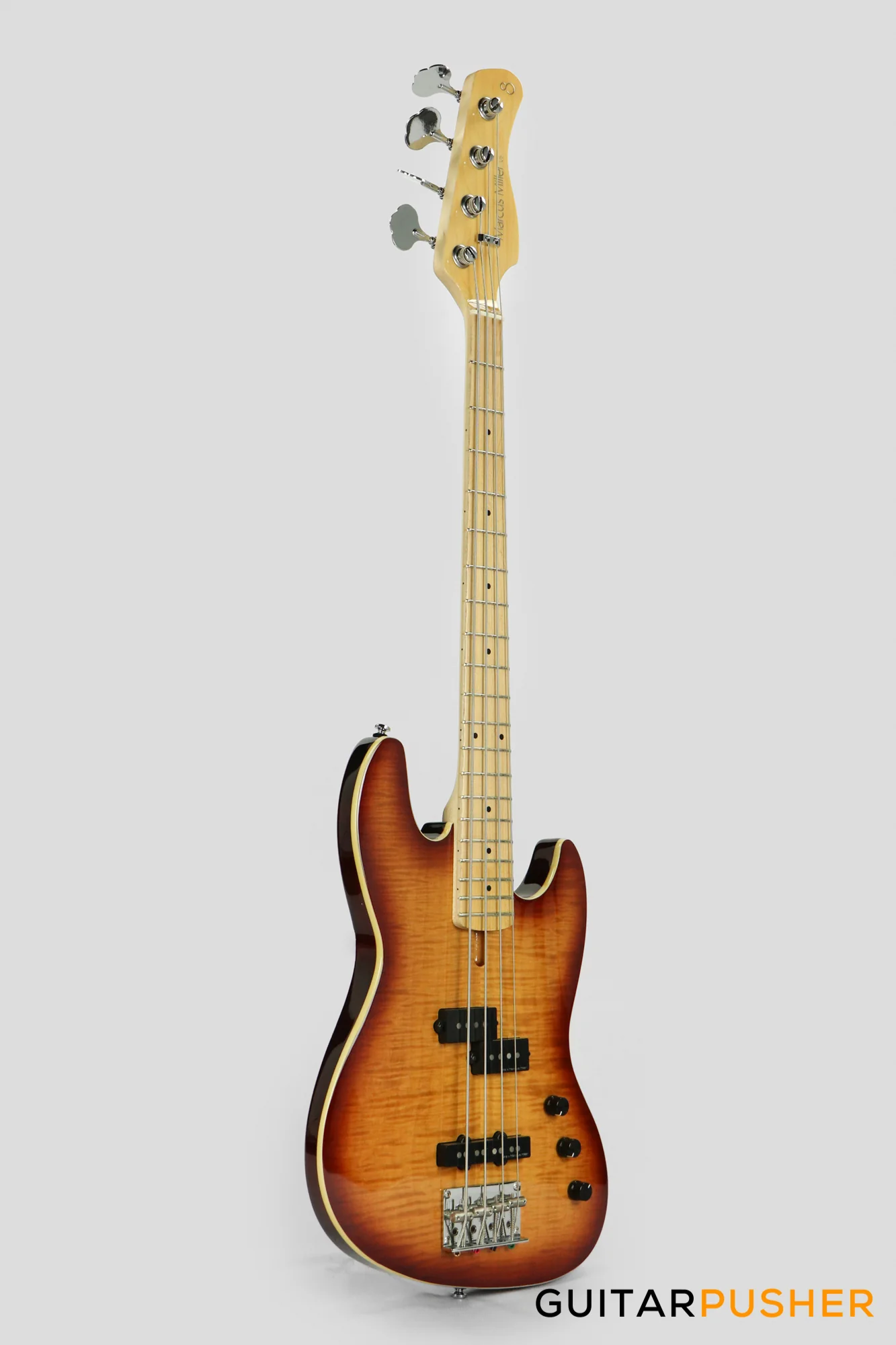 Sire U5 Alder Short Scale 4-String P+J Bass (2023) - Tobacco Sunburst - Image 4