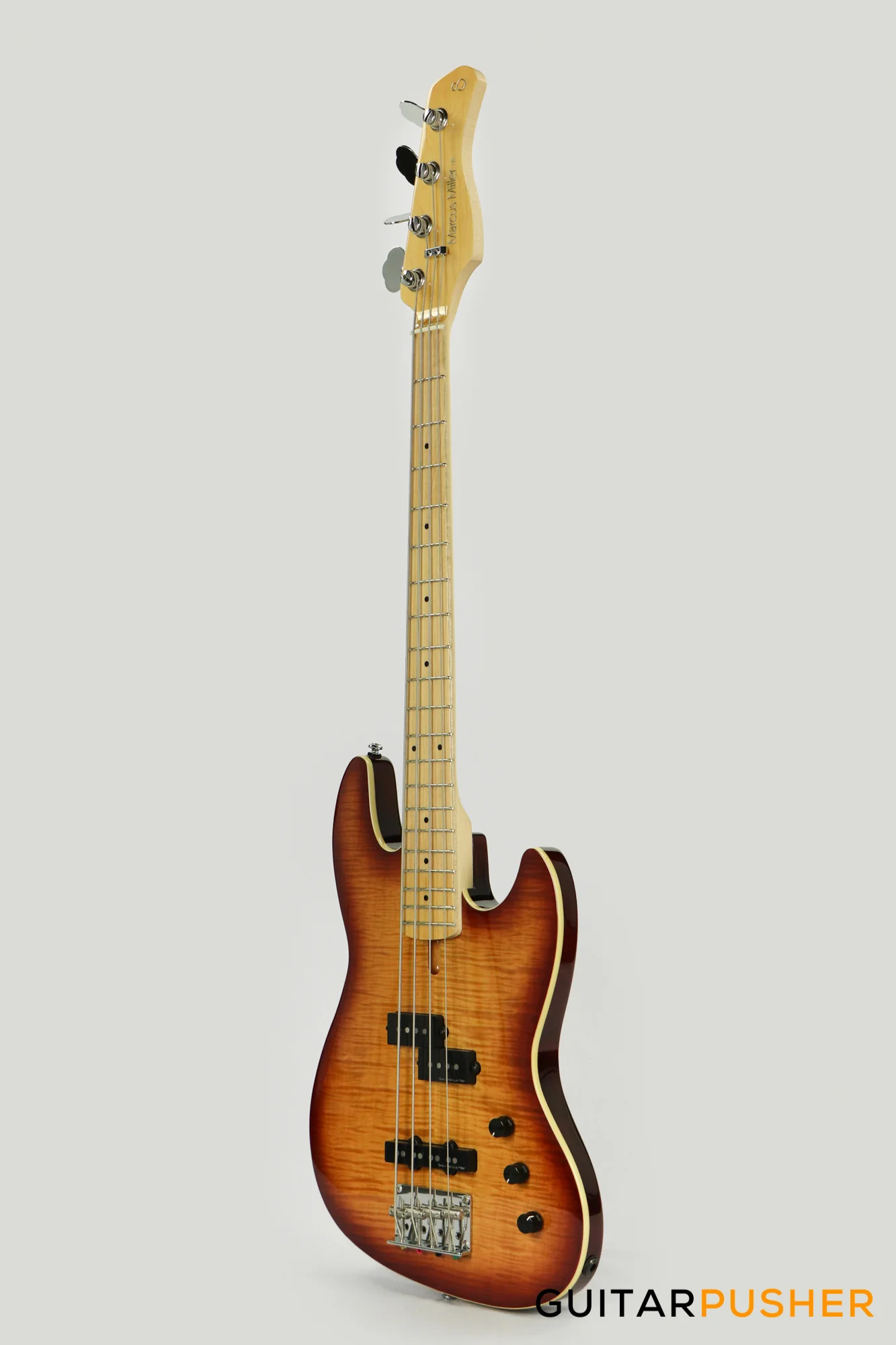 Sire U5 Alder Short Scale 4-String P+J Bass (2023) - Tobacco Sunburst - Image 8