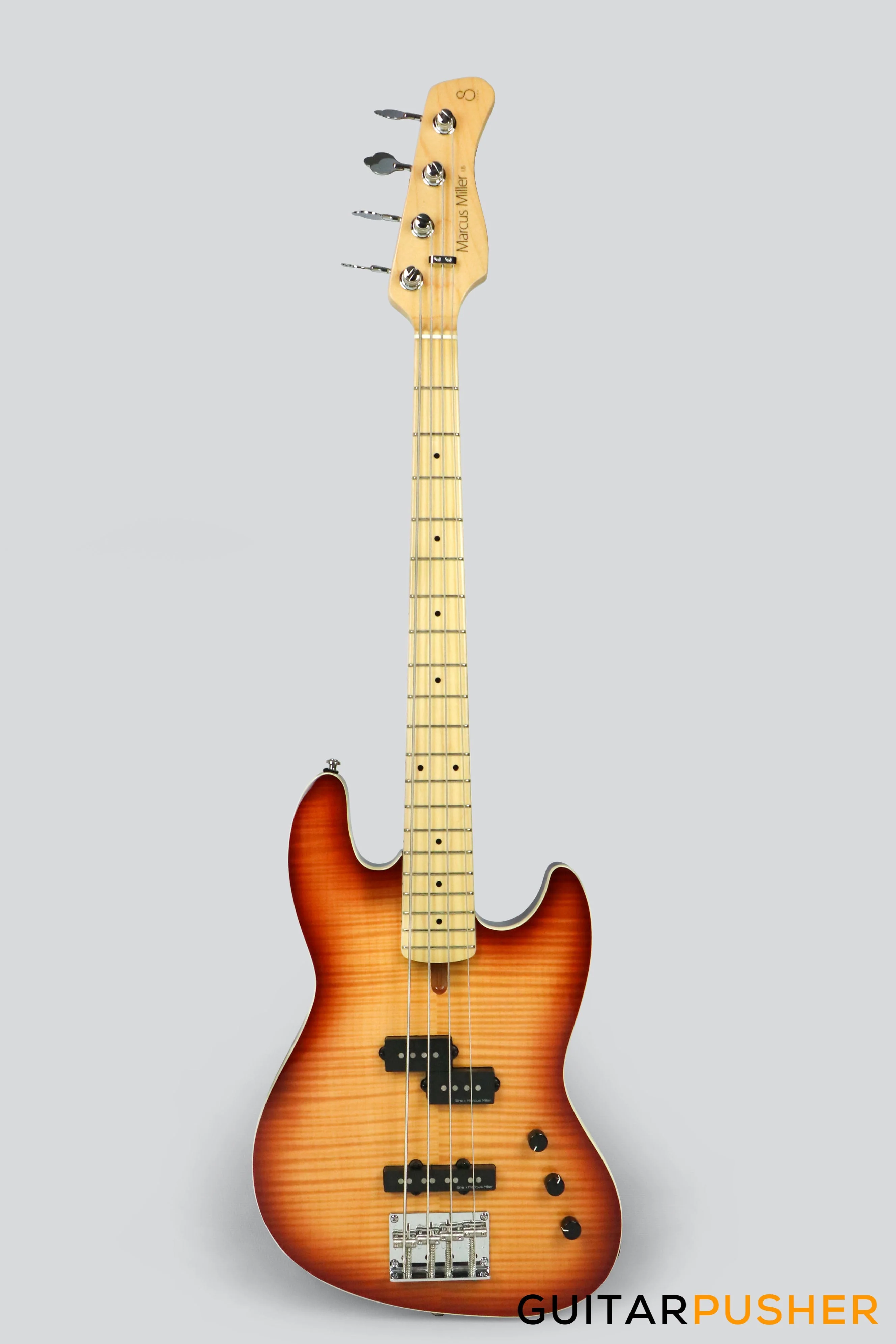 Sire U5 Alder Short Scale 4-String P+J Bass - Tobacco Sunburst - Image 2