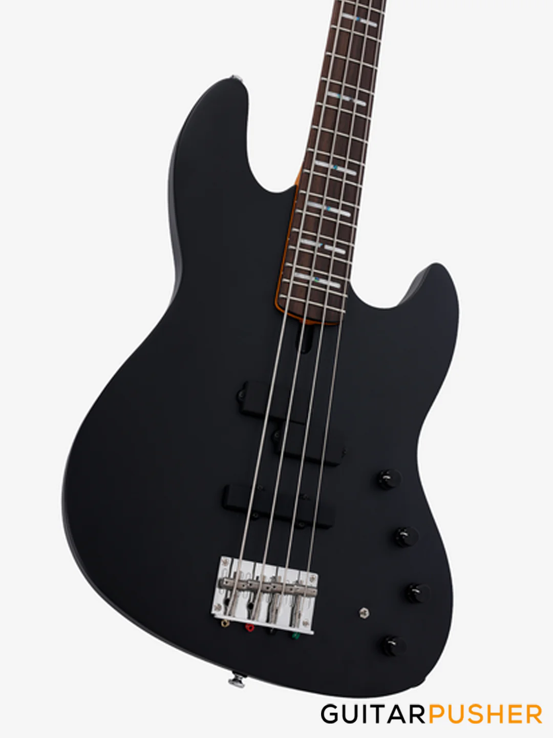 Sire U7 Alder 4-String P+J Bass - Satin Black (2024) - Image 4