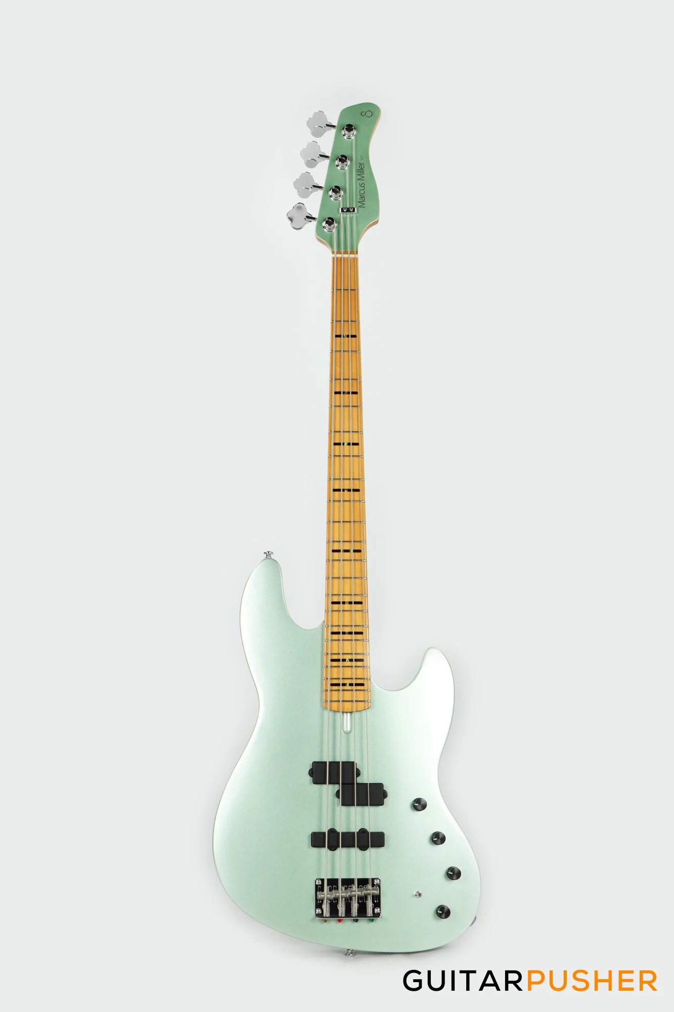 Sire U7 Alder 4-String P+J Bass - Surf Green Metallic (2024) - Image 3