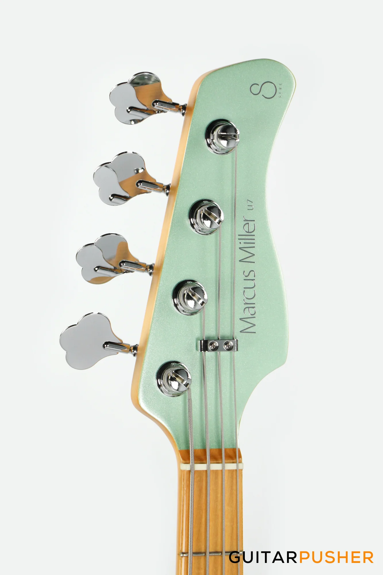 Sire U7 Alder 4-String P+J Bass - Surf Green Metallic (2024) - Image 5