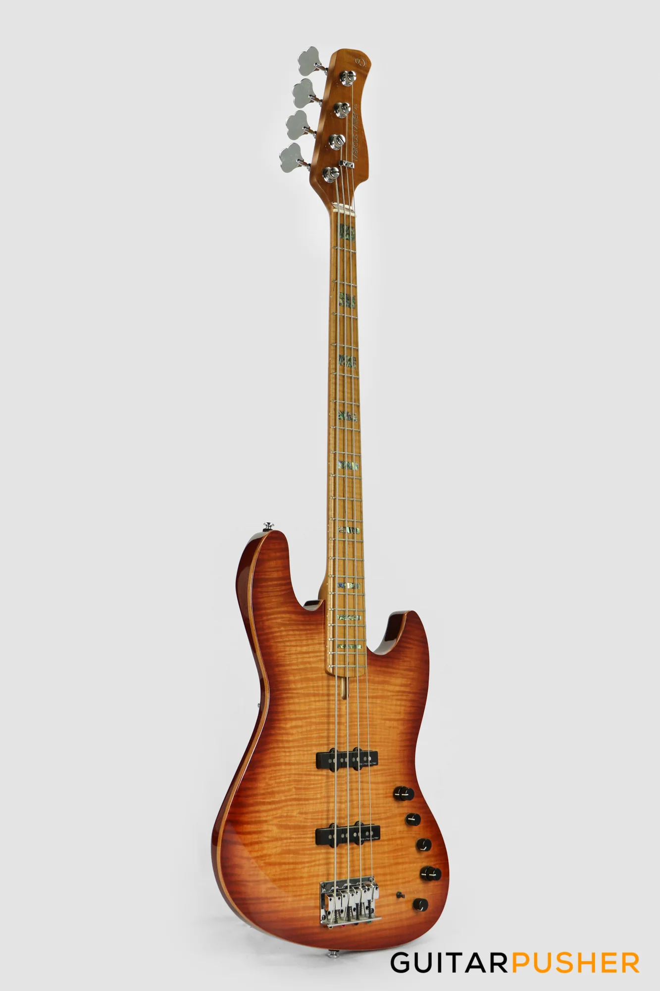 Sire V10 Swamp Ash 4-String Bass Guitar (2nd gen) with Premium Gig Bag - Tobacco Sunburst - Image 4
