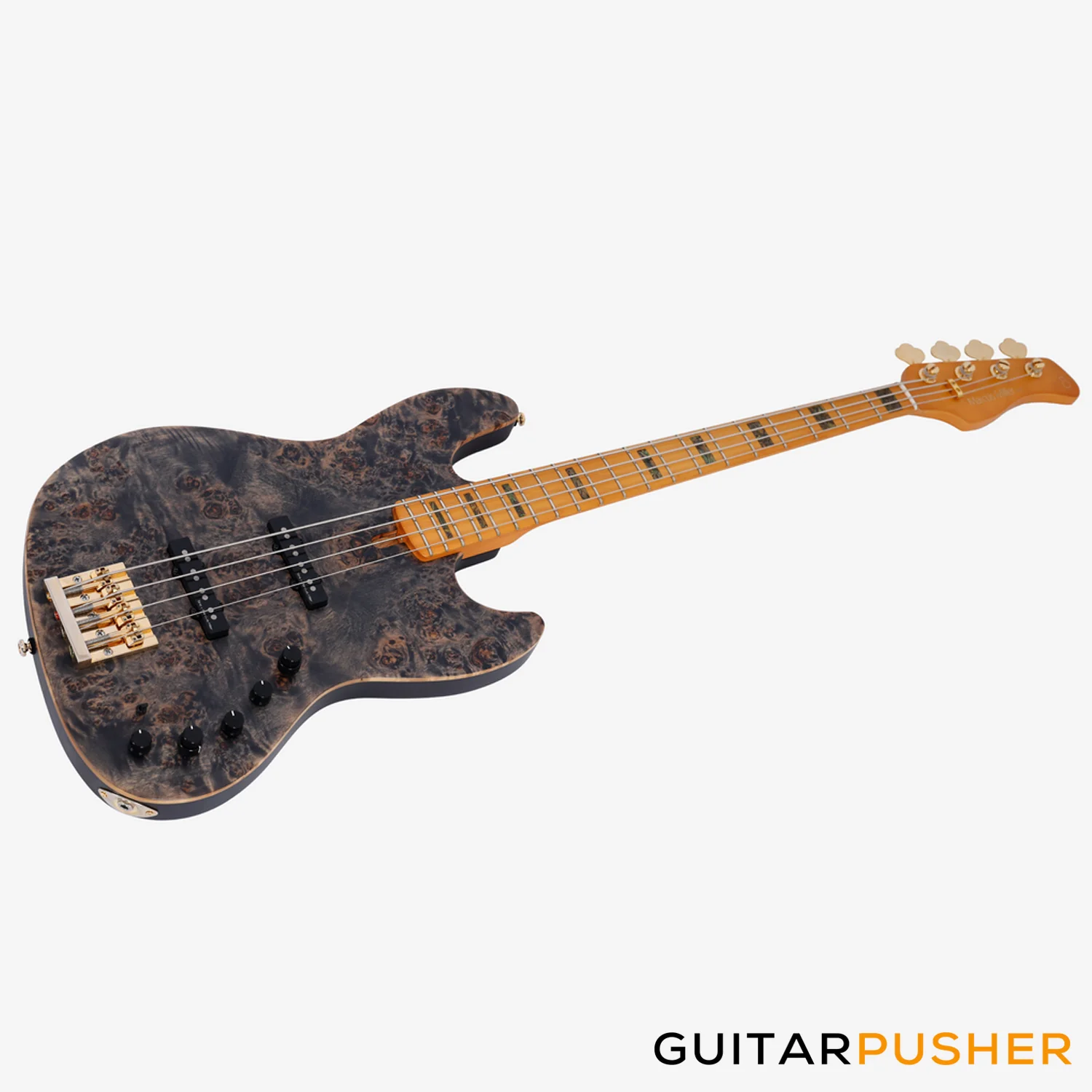 Sire V10 Swamp Ash 4-String Bass - Transparent Black Satin (2024) - Image 6