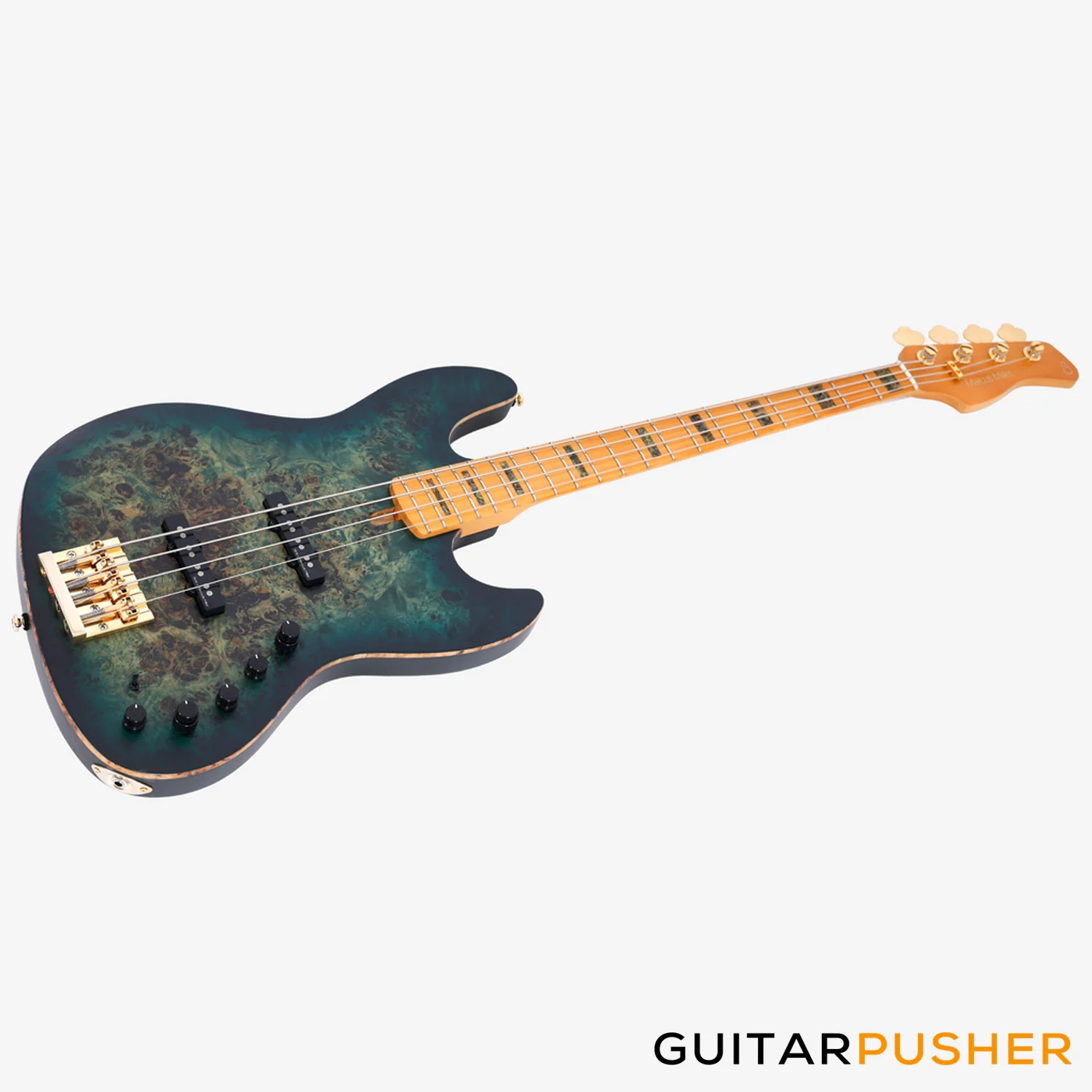 Sire V10 Swamp Ash 4-String Bass - Transparent Green Satin (2024) - Image 6