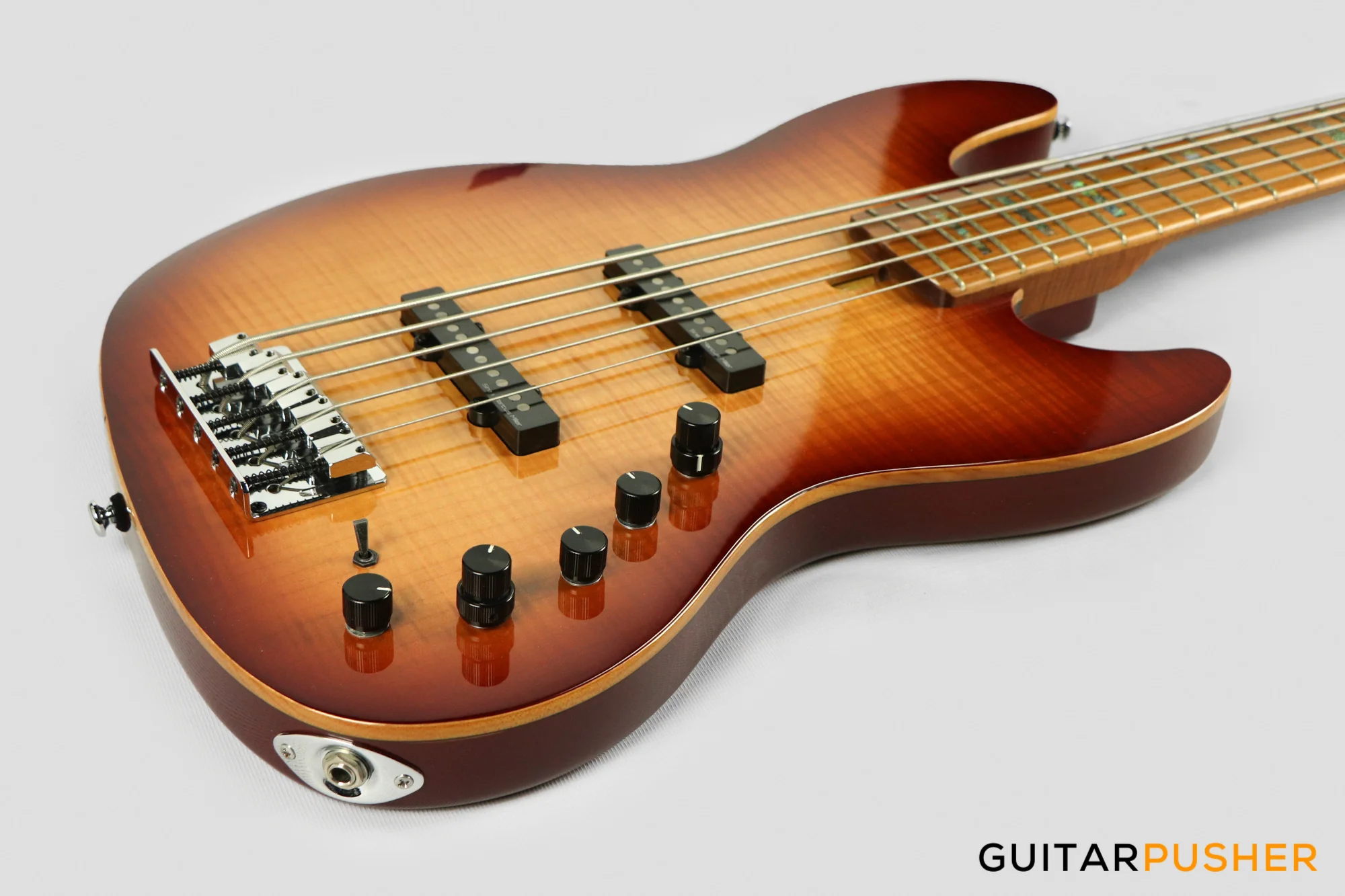 Sire V10 Swamp Ash 5-String Bass Guitar (2nd gen) with Premium Gig Bag - Tobacco Sunburst - Image 11