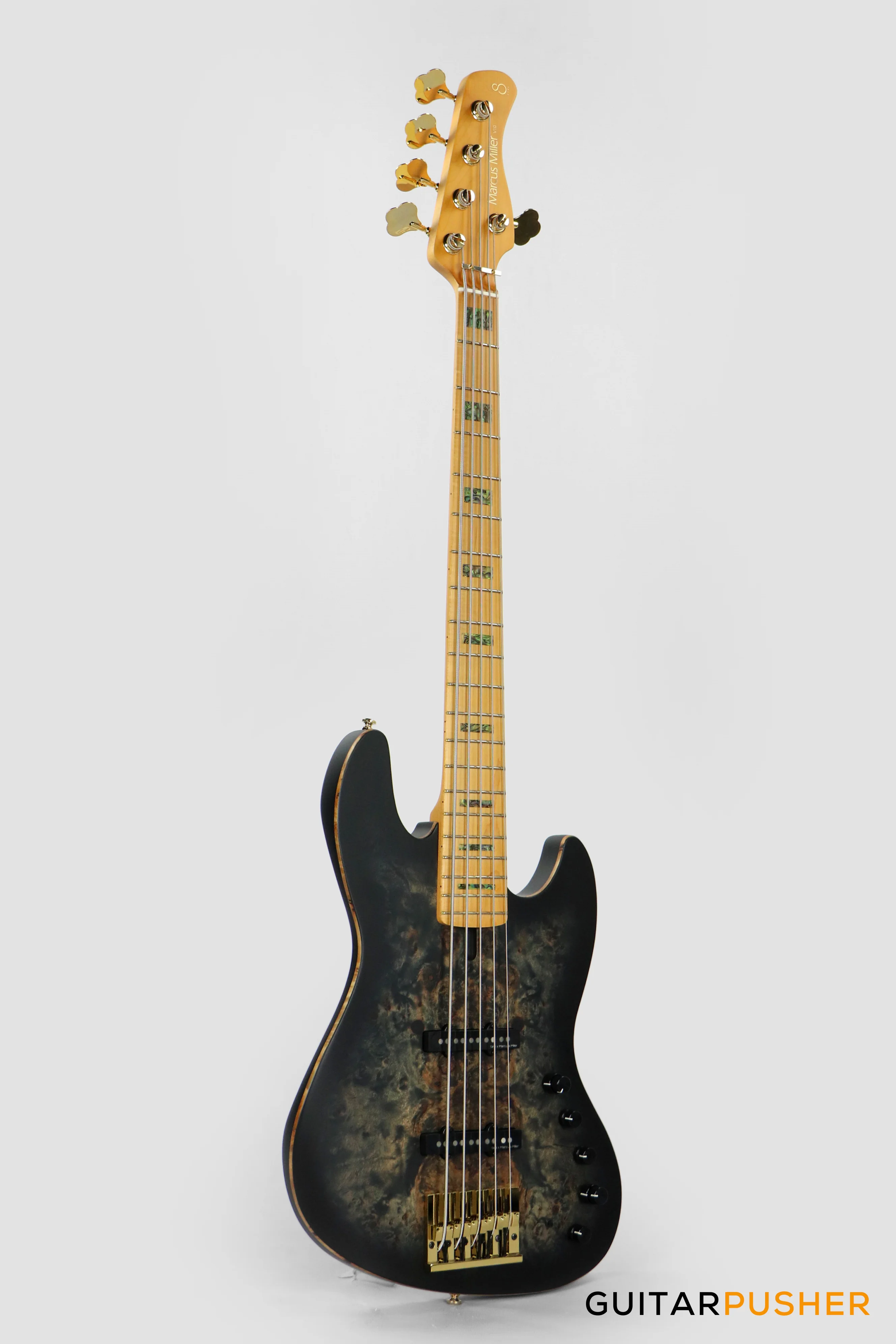 Sire V10 Swamp Ash 5-String Bass - Transparent Black Satin (2024) - Image 7