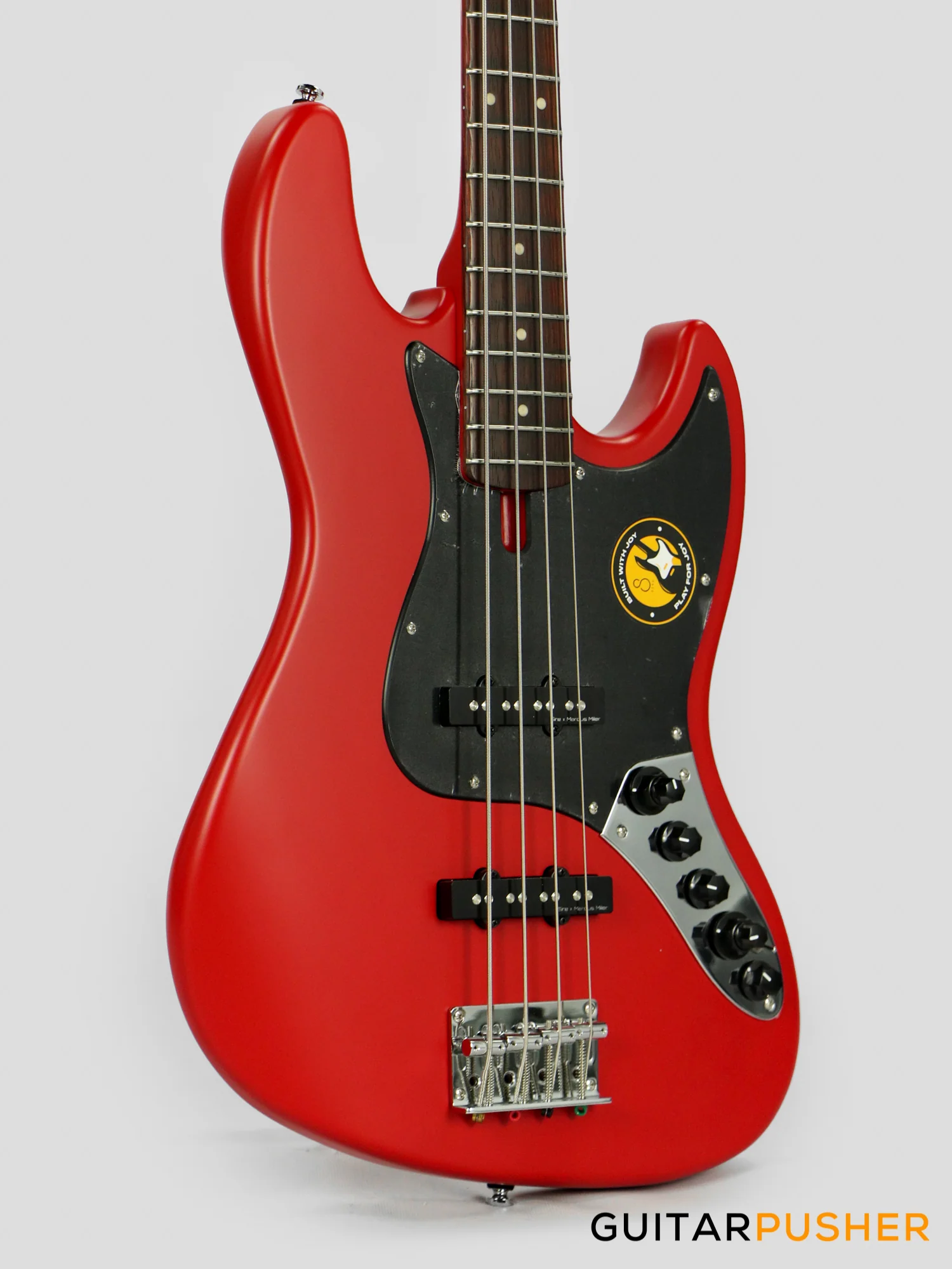 Sire V3 4-string JB Bass Red Satin (2023) - Image 4