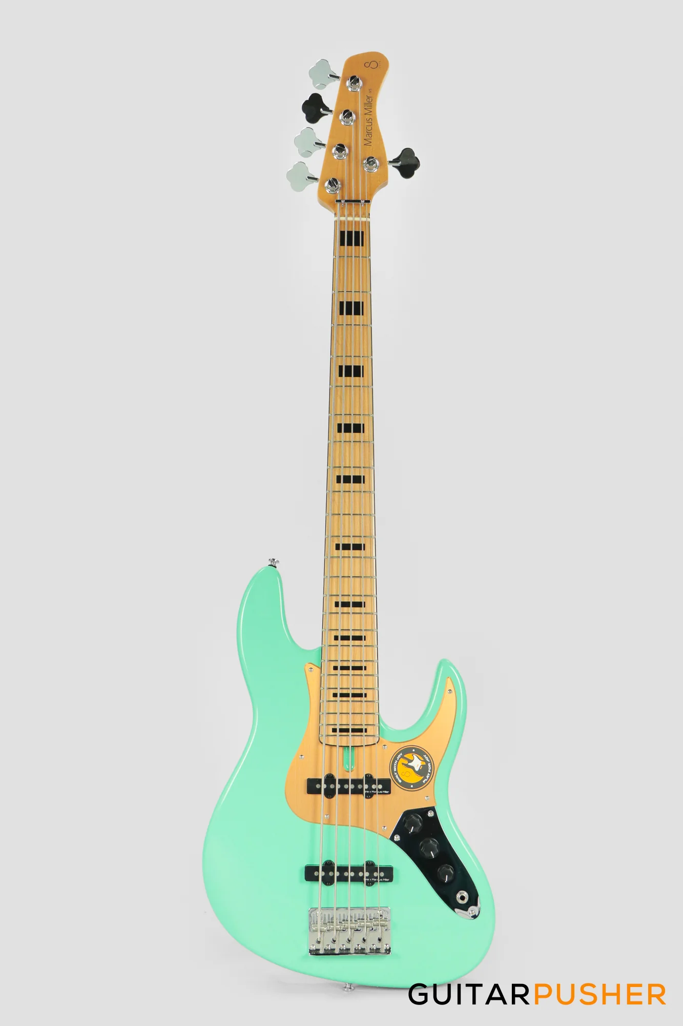 Sire V5 24 Alder 24-Fret 5-string JB Bass - Mild Green (2023) - Image 2