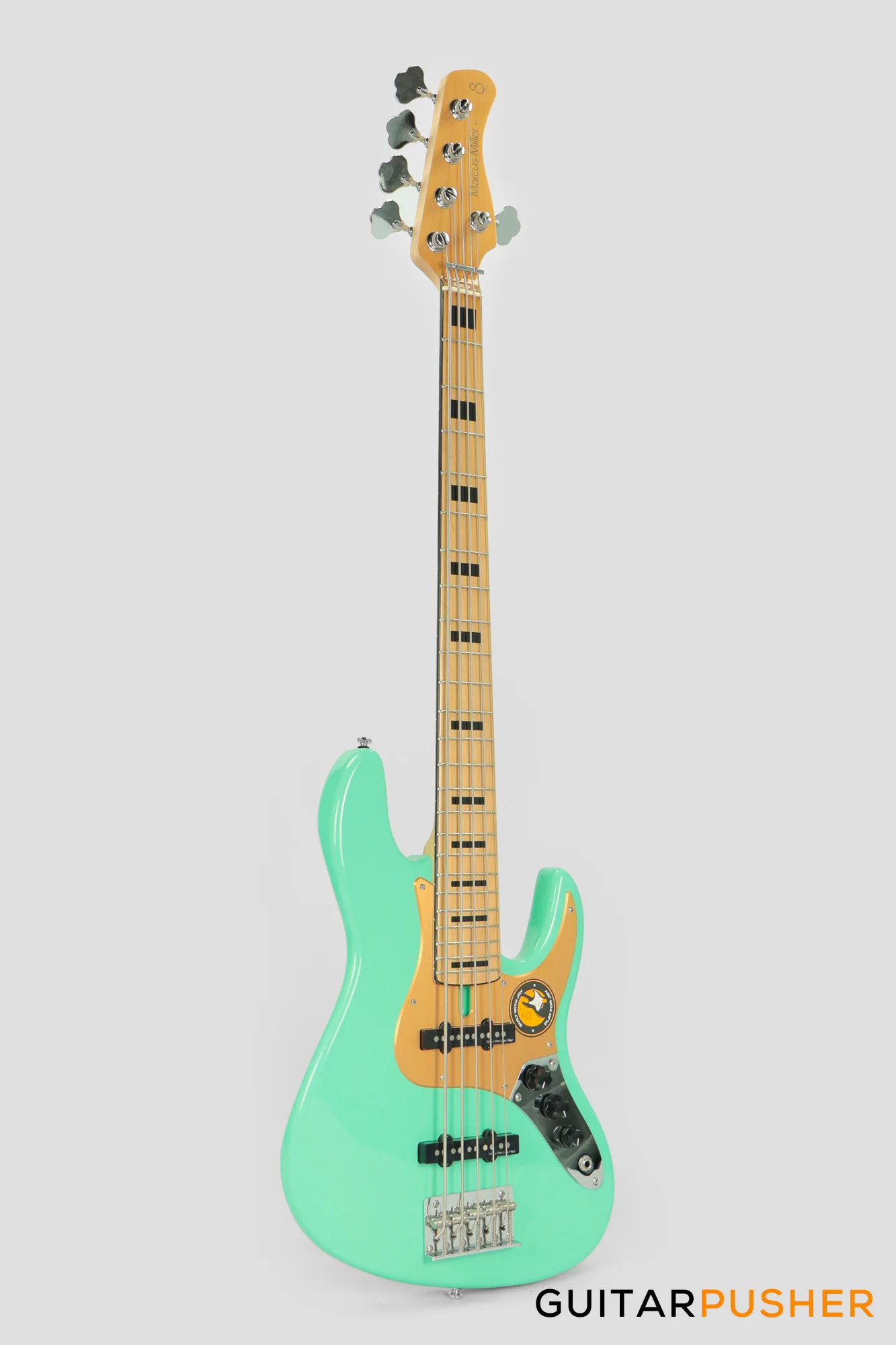 Sire V5 24 Alder 24-Fret 5-string JB Bass - Mild Green (2023) - Image 3