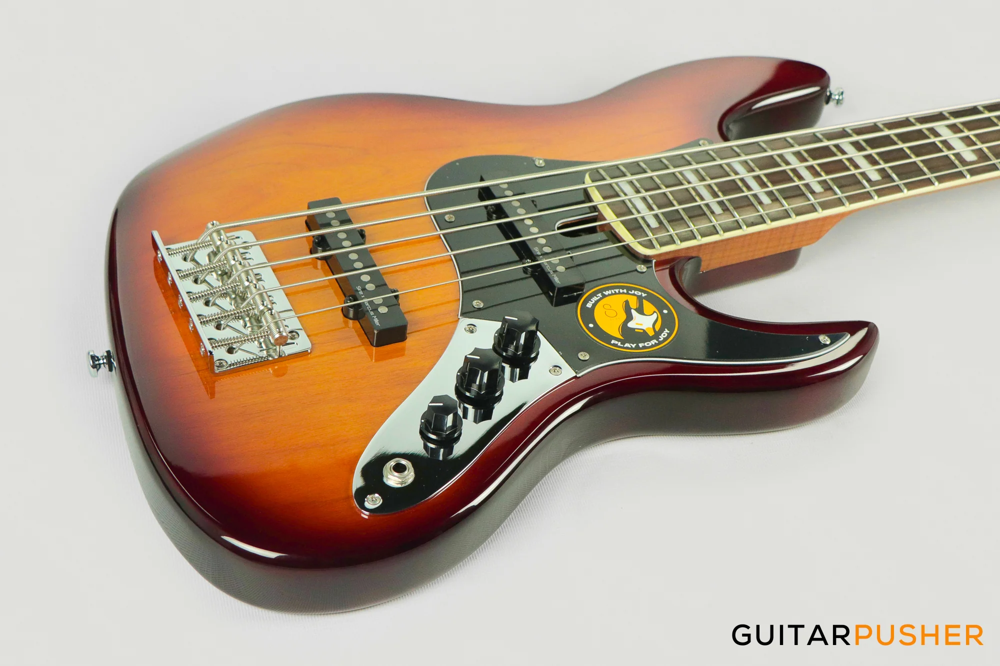 Sire V5 24 Alder 24-Fret 5-string JB Bass - Tobacco Sunburst (2023) - Image 12