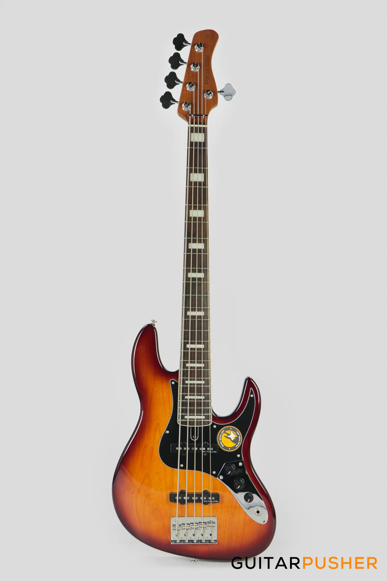 Sire V5 24 Alder 24-Fret 5-string JB Bass - Tobacco Sunburst (2023) - Image 2