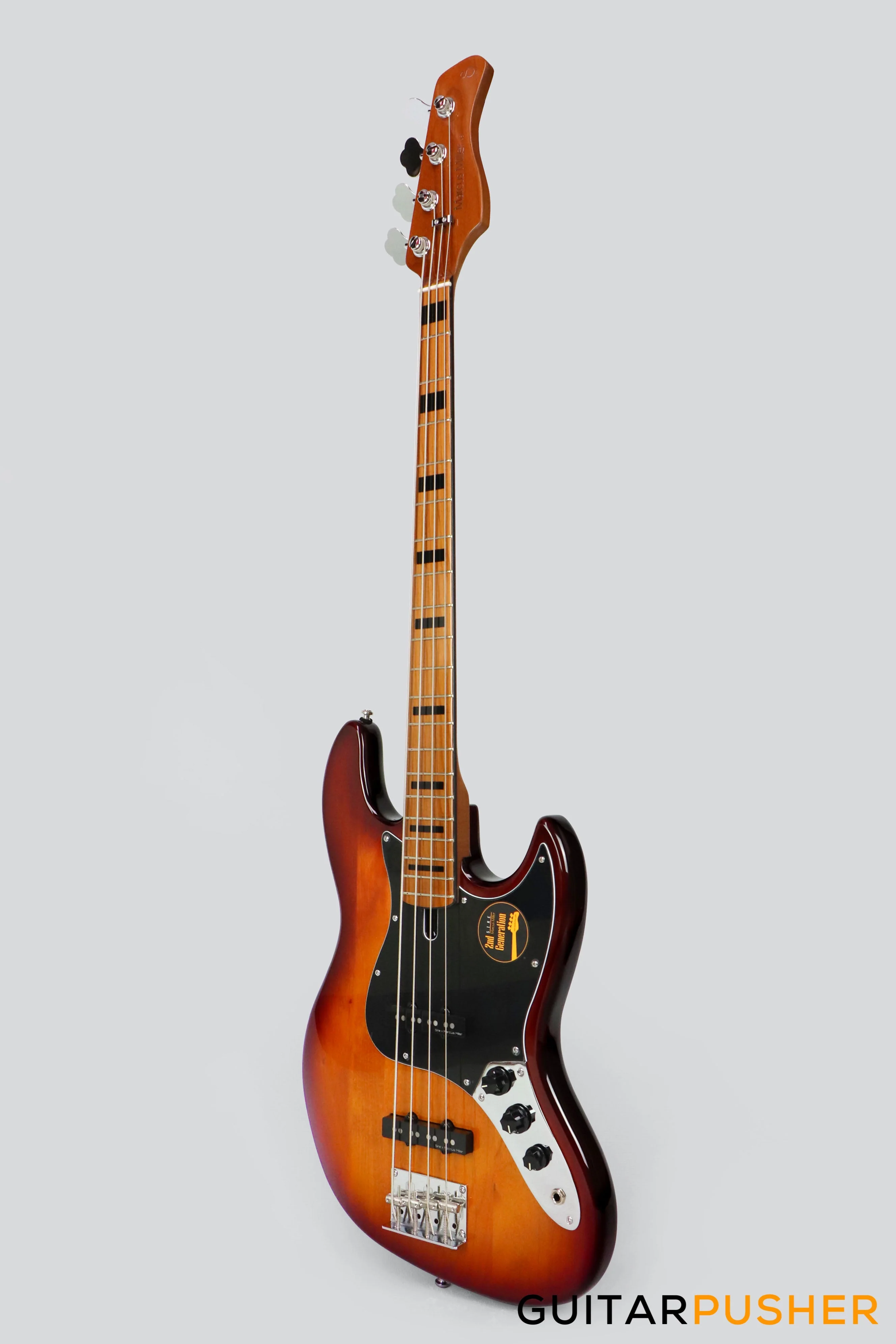 Sire V5 Alder 4-String JB Bass with Premium Gig Bag - Tobacco Sunburst - Image 3