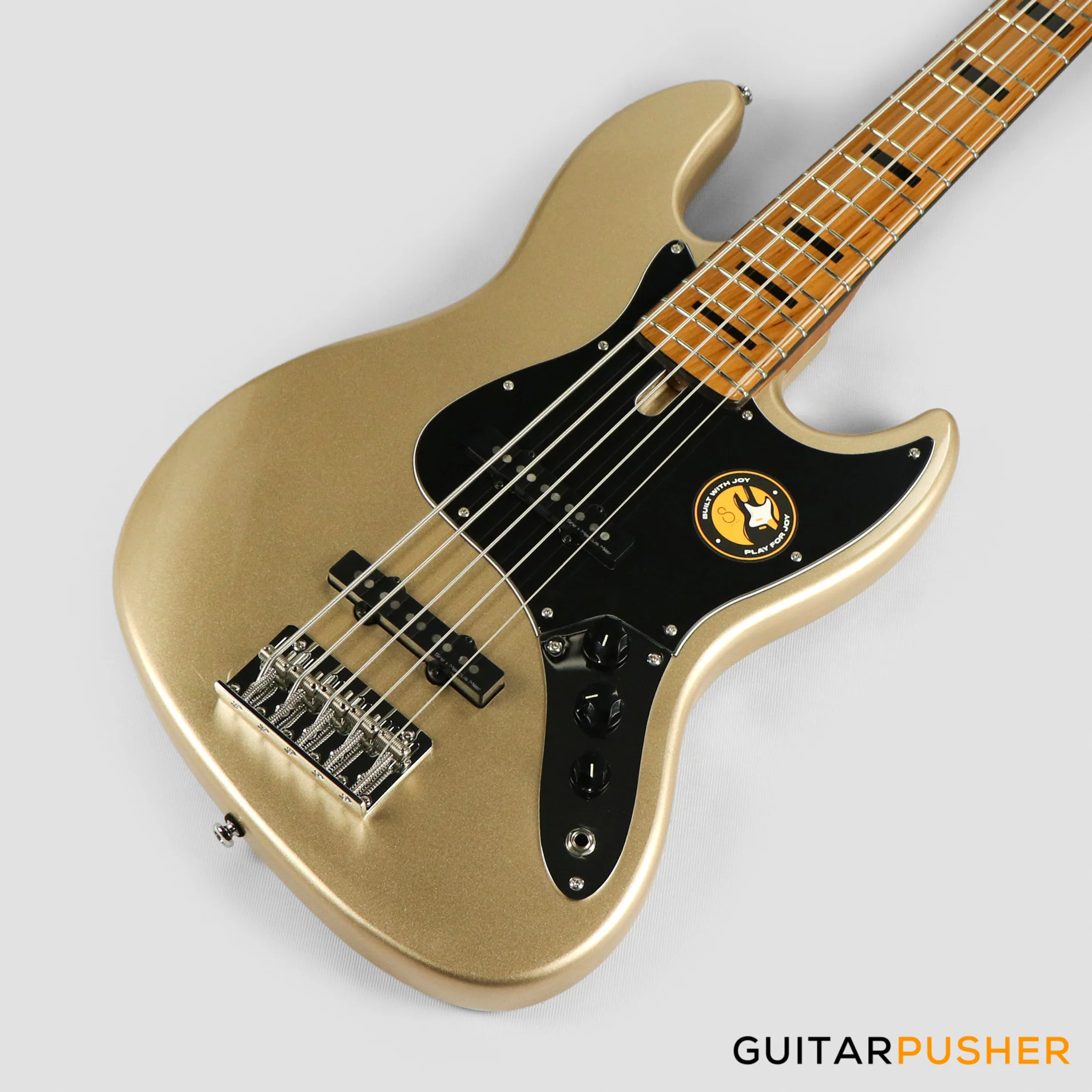 Sire V5 Alder 5-string JB Bass Champagne Gold Metallic (2023) - Image 10