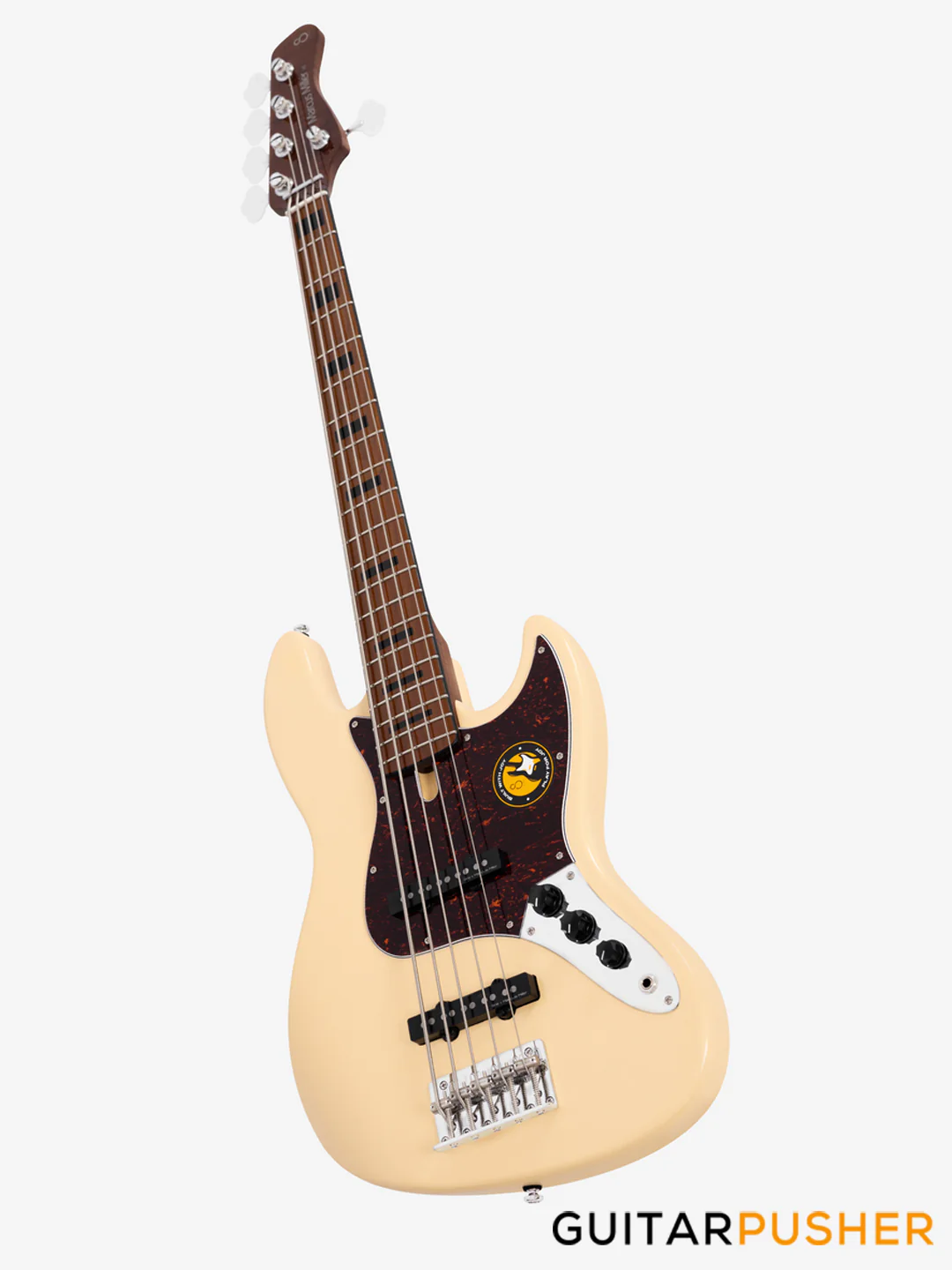 Sire V5 Alder 5-string Jazz Bass - Vintage White (2023) - Image 4