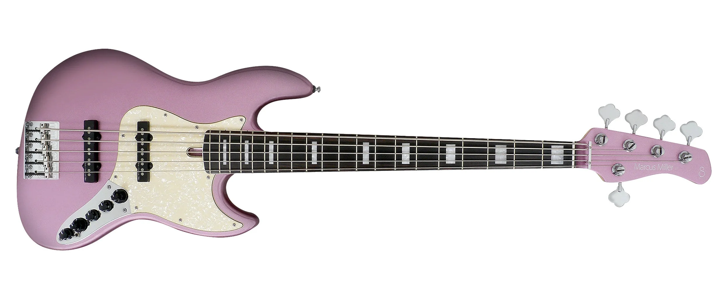 Sire V7 Alder 4-String (2nd Gen) JB Bass with Premium Gig Bag - Burgundy - Image 2