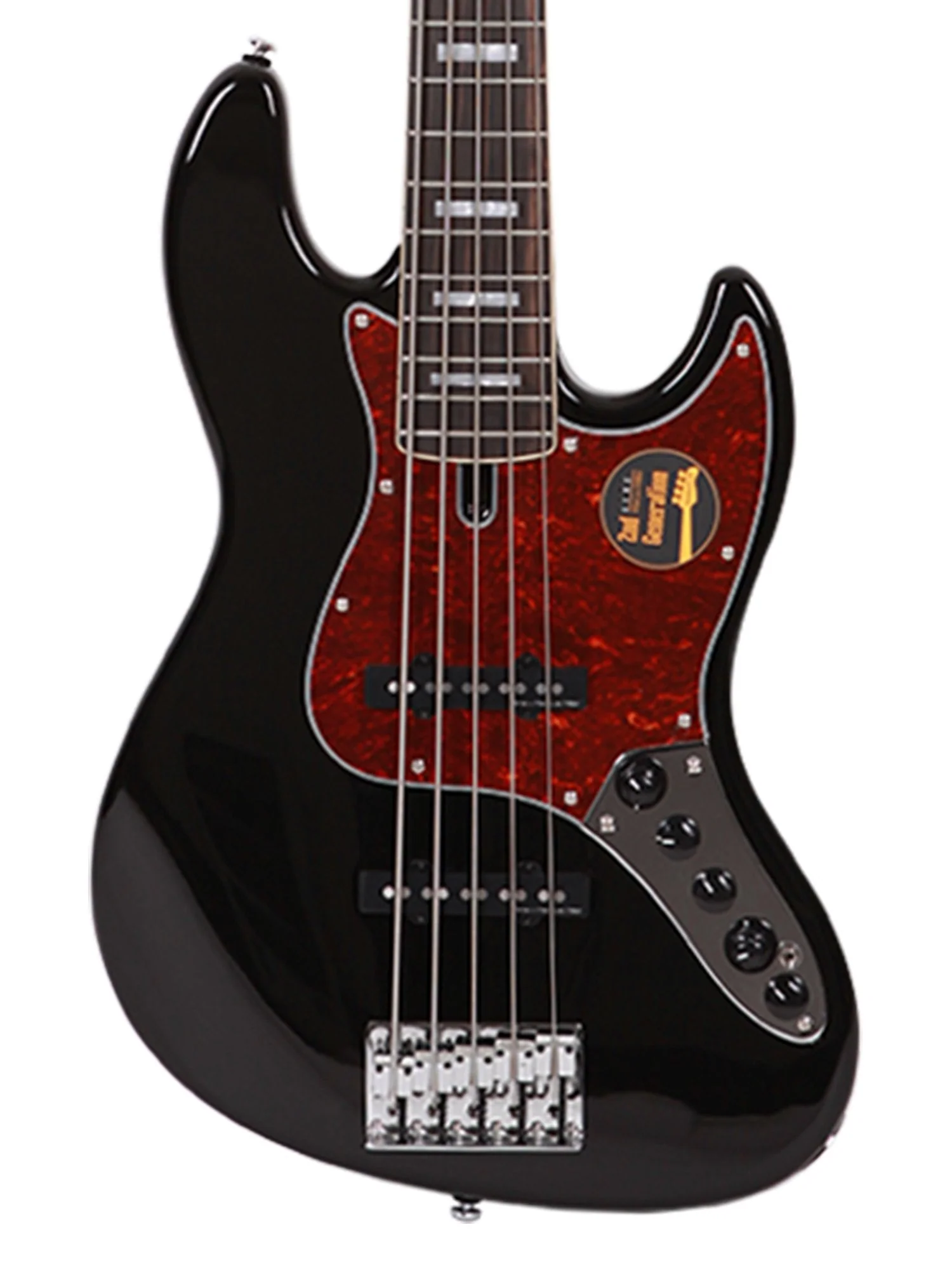 Sire V7 Alder 5-String (2nd gen) JB Bass with Premium Gig Bag - Black