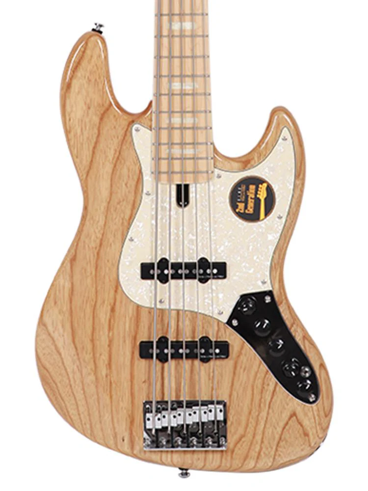 Sire V7 Swamp Ash 5-String (2nd Gen) JB Bass with Premium Gig Bag - Natural